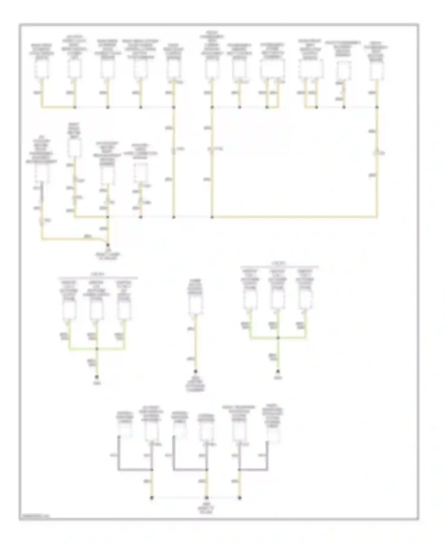 Wiring diagram right front heated seat for Audi Q7 4L facelift (2009-2015)
