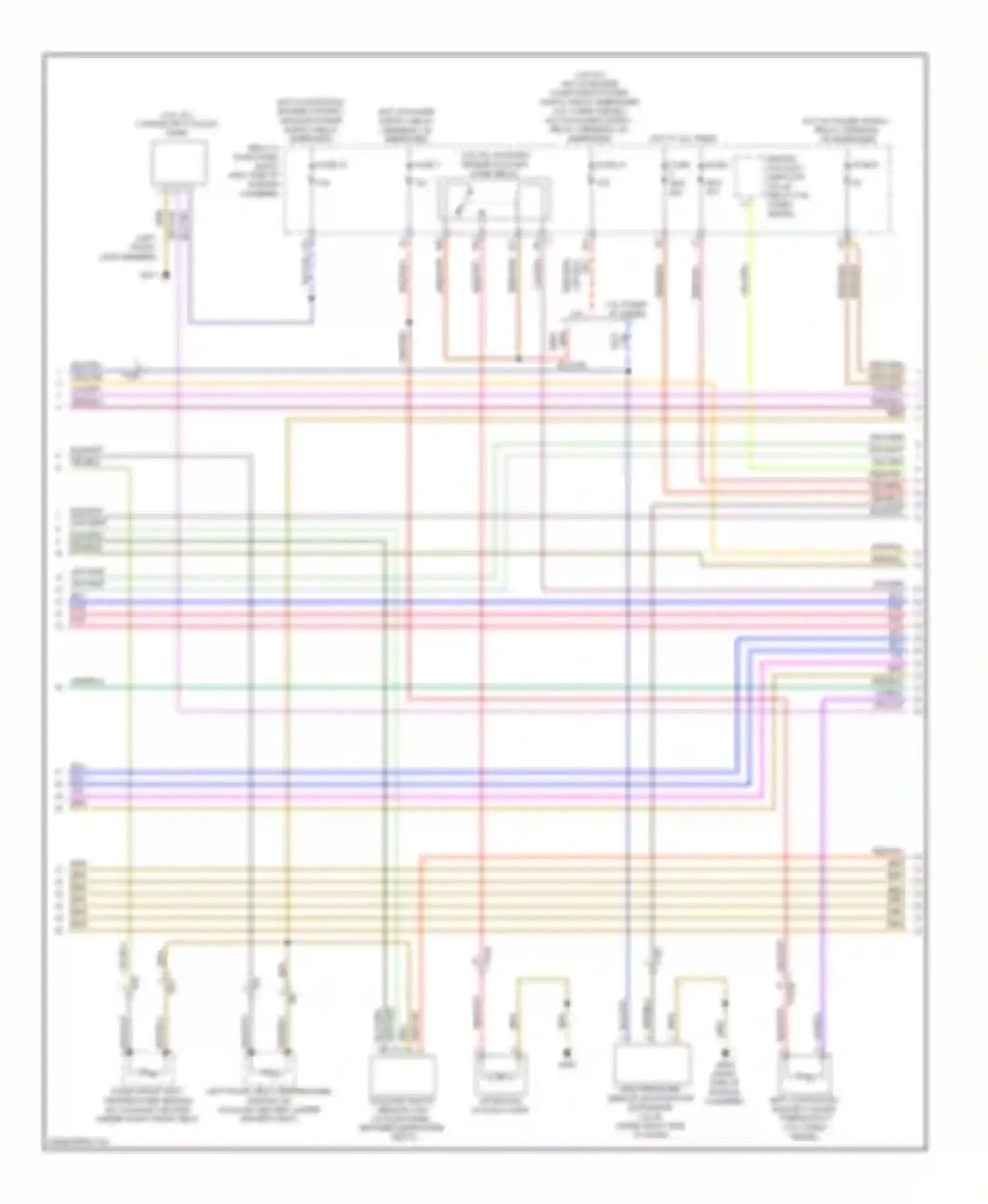 Wiring diagram blu for Audi Q7 4L facelift (2009-2015)