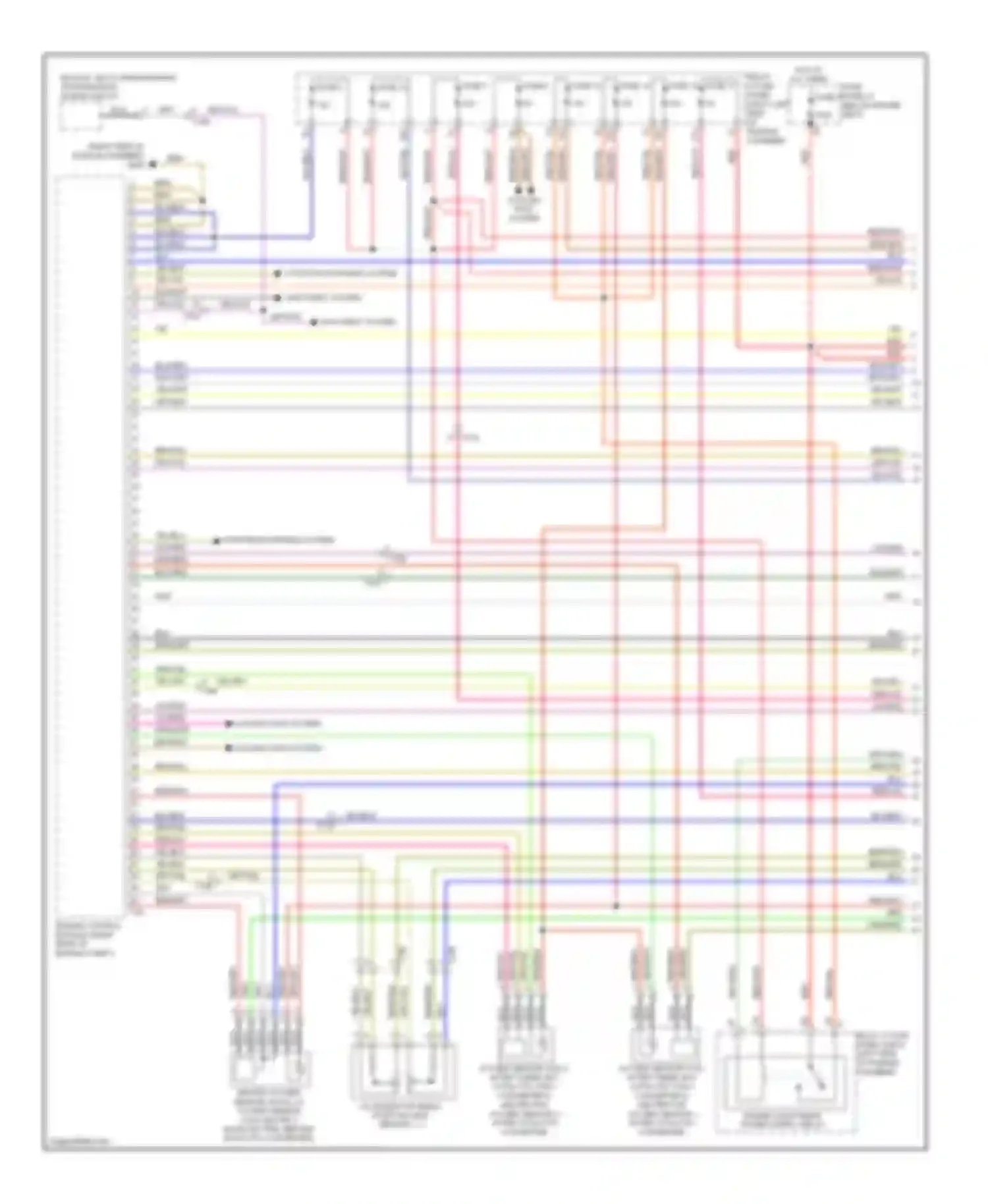 Wiring diagram fuse 7 for Audi Q7 4L facelift (2009-2015) (8 of 28)