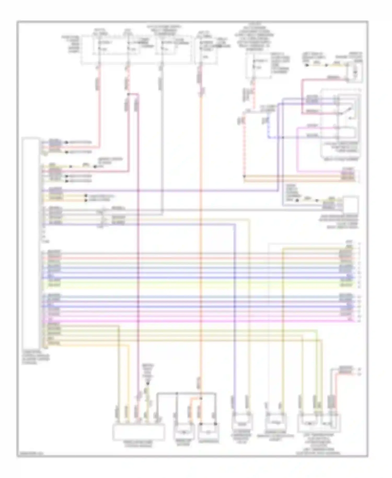 Wiring diagram grn/vio for Audi Q7 4L facelift (2009-2015) (2 of 23)
