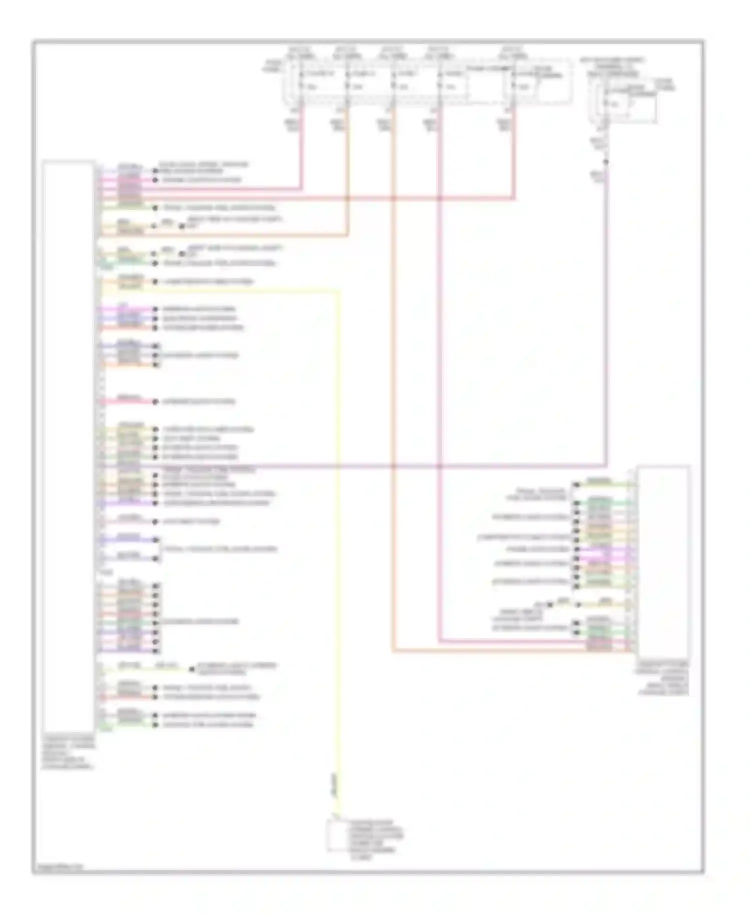 Wiring diagram red/blk for Audi Q7 4L facelift (2009-2015)