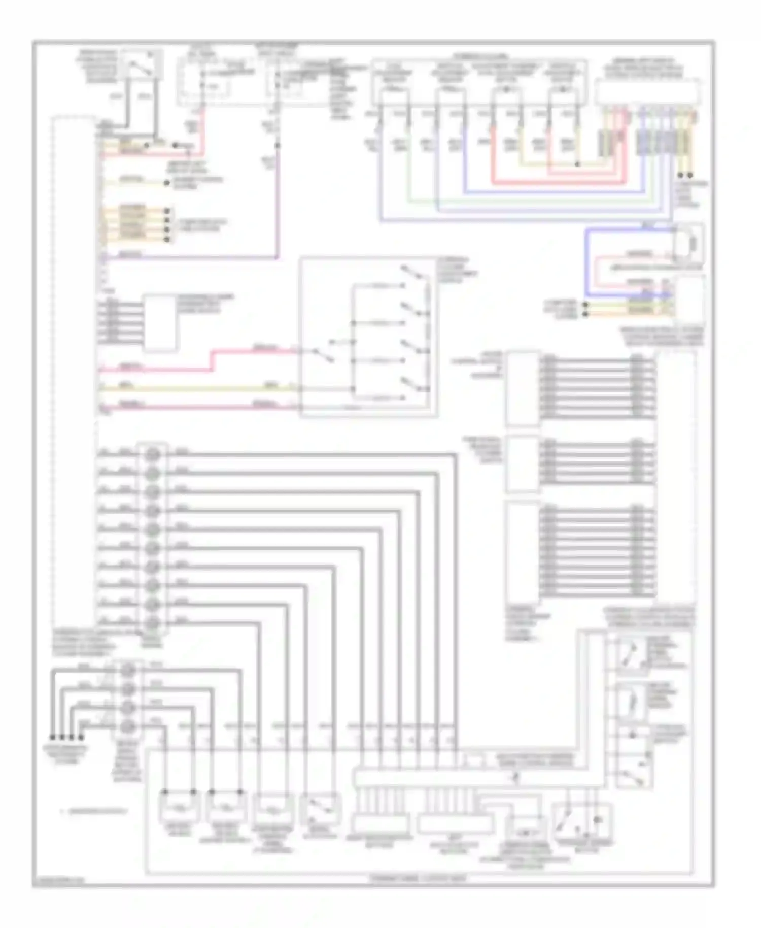 Wiring diagram gry for Audi Q7 4L facelift (2009-2015)