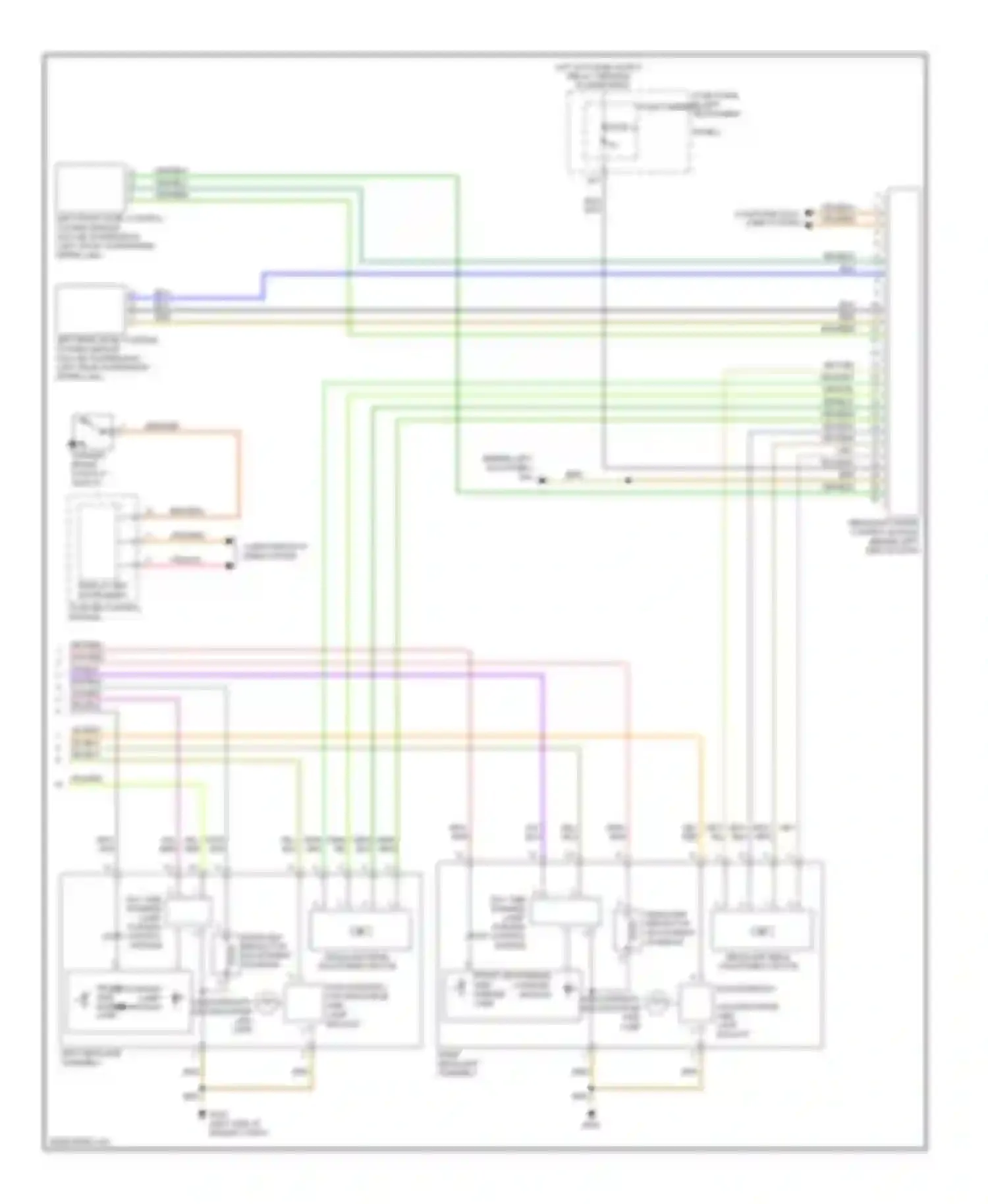 Wiring diagram gry/red for Audi Q7 4L facelift (2009-2015)