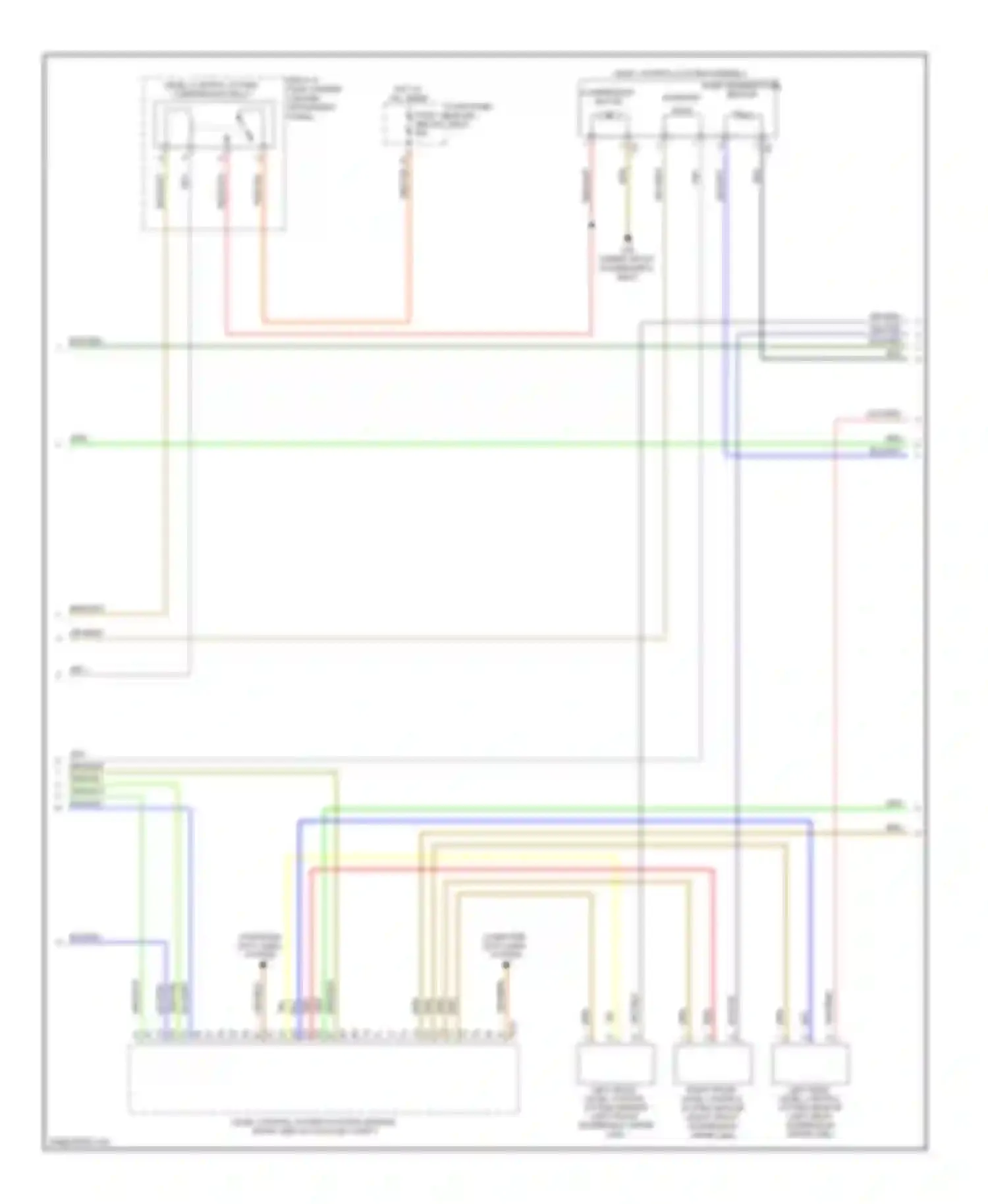 Wiring diagram gry for Audi Q7 4L facelift (2009-2015)