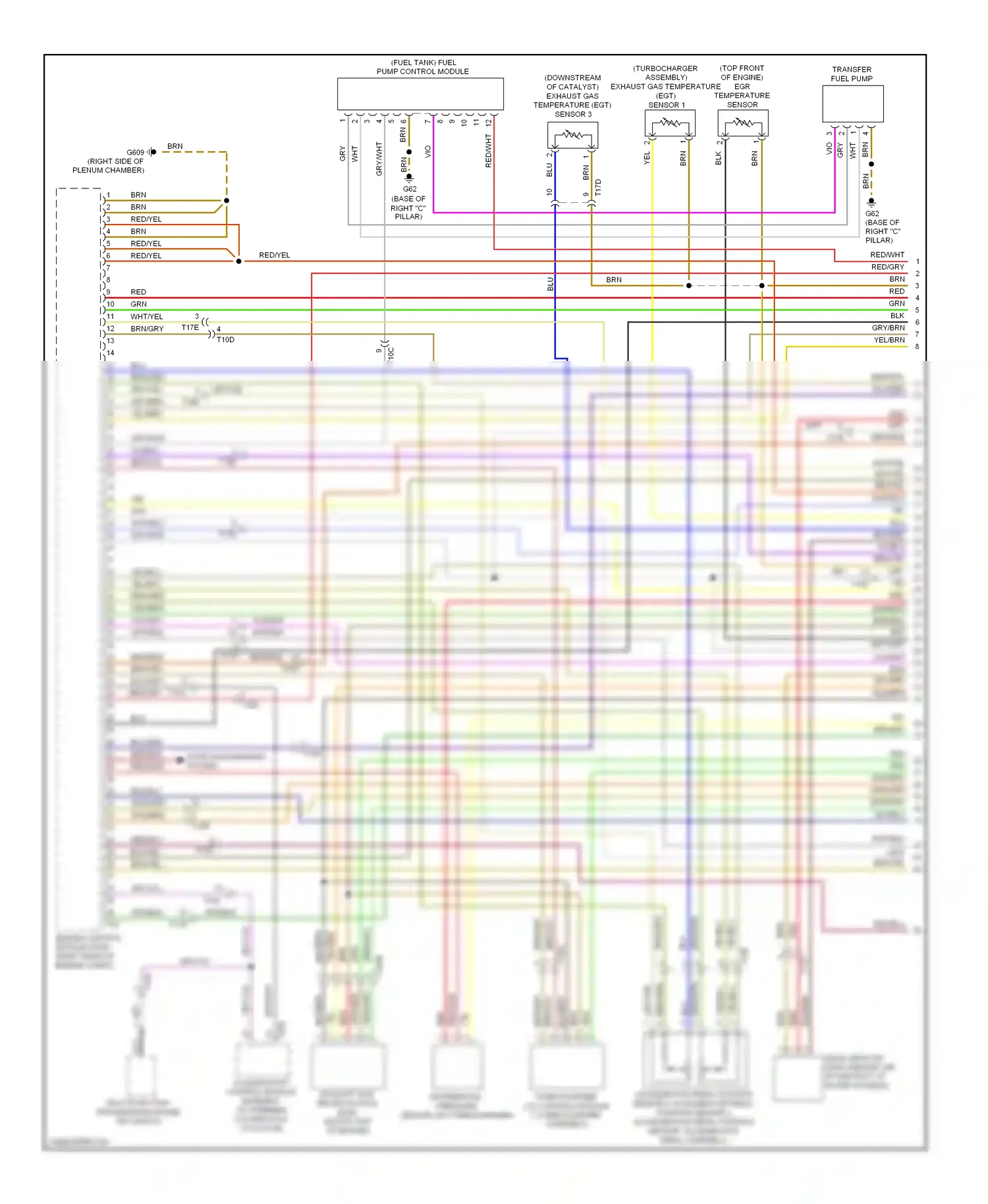 Audi Q7 4L facelift (2009-2015) multi- function transmission range (tr) switch wiring diagram  (7 of 7)