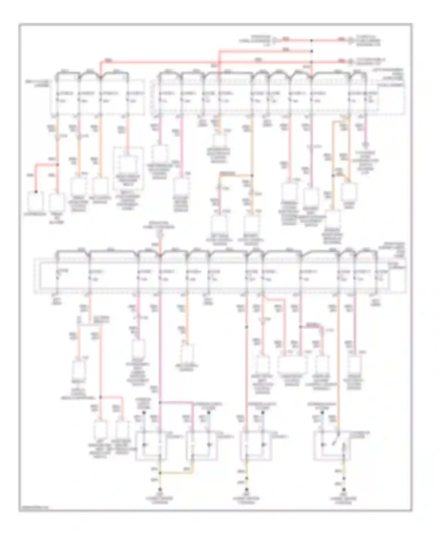 Wiring diagram fresh air blower control module for Audi Q7 4L facelift (2009-2015)