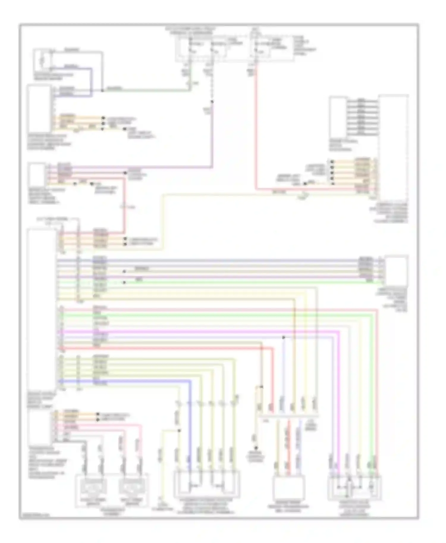 Wiring diagram gry for Audi Q7 4L facelift (2009-2015)