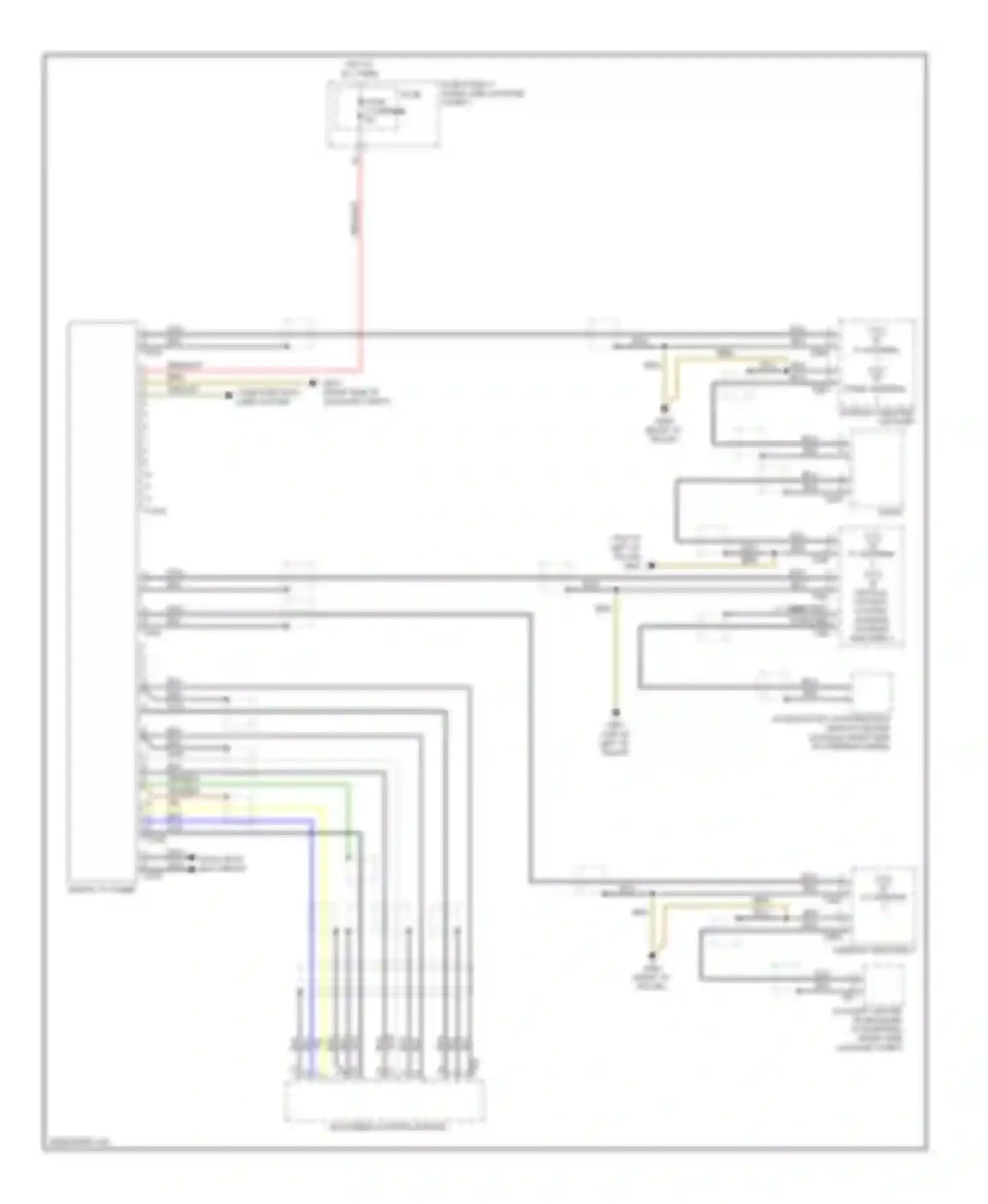 Wiring diagram yel for Audi Q7 4L facelift (2009-2015) (88 of 89)