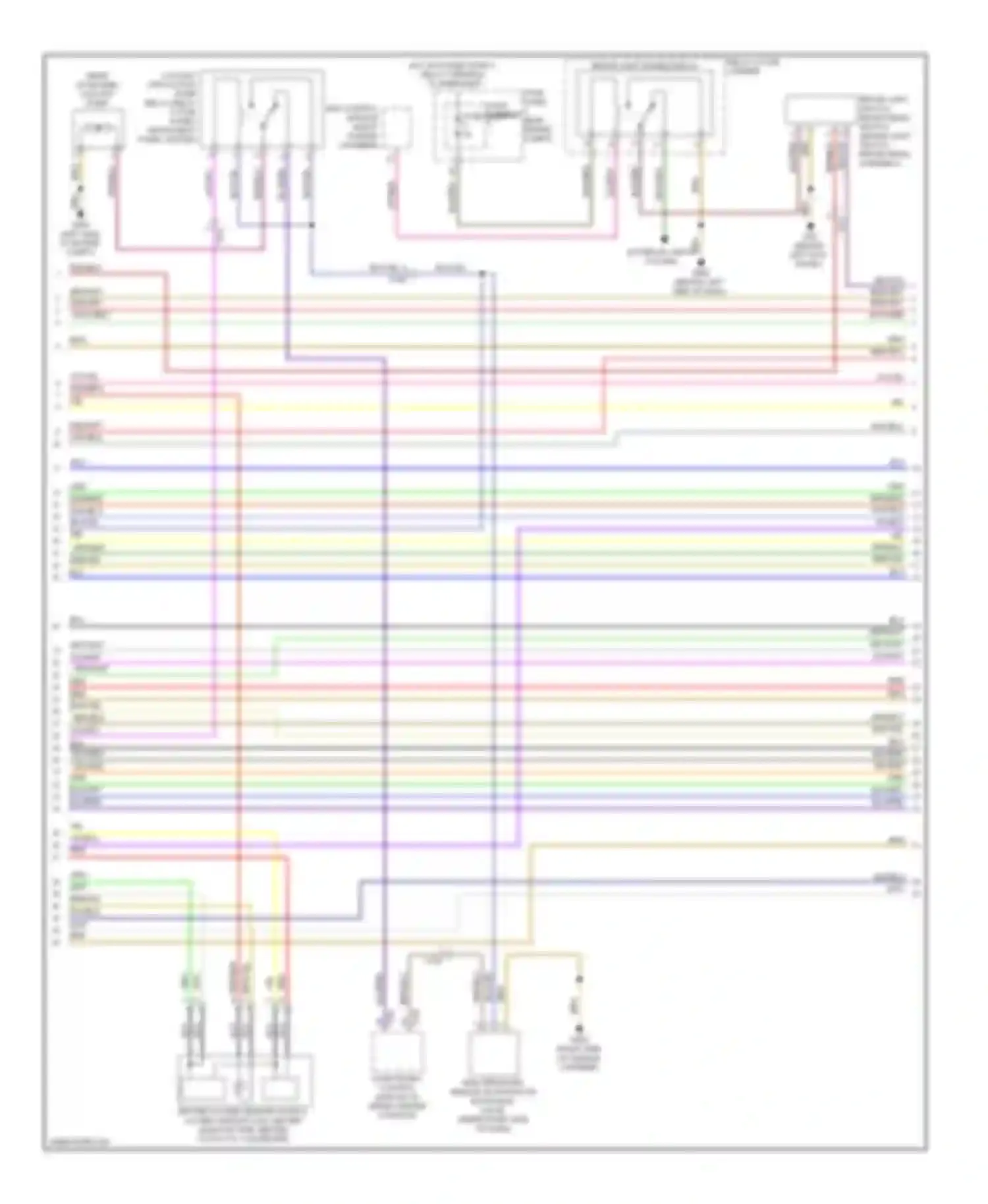 Wiring diagram yel for Audi Q7 4L facelift (2009-2015) (27 of 89)