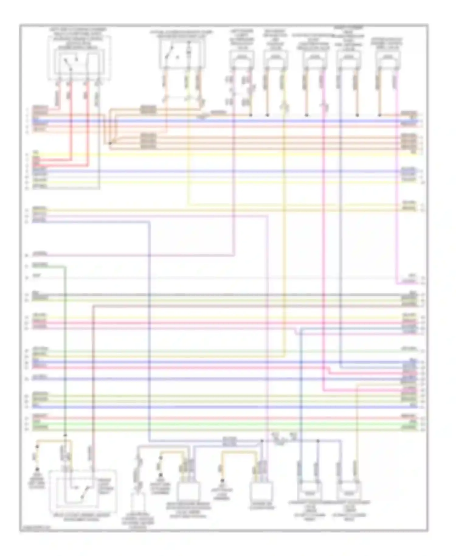 Wiring diagram yel/vio for Audi Q7 4L facelift (2009-2015) (7 of 7)