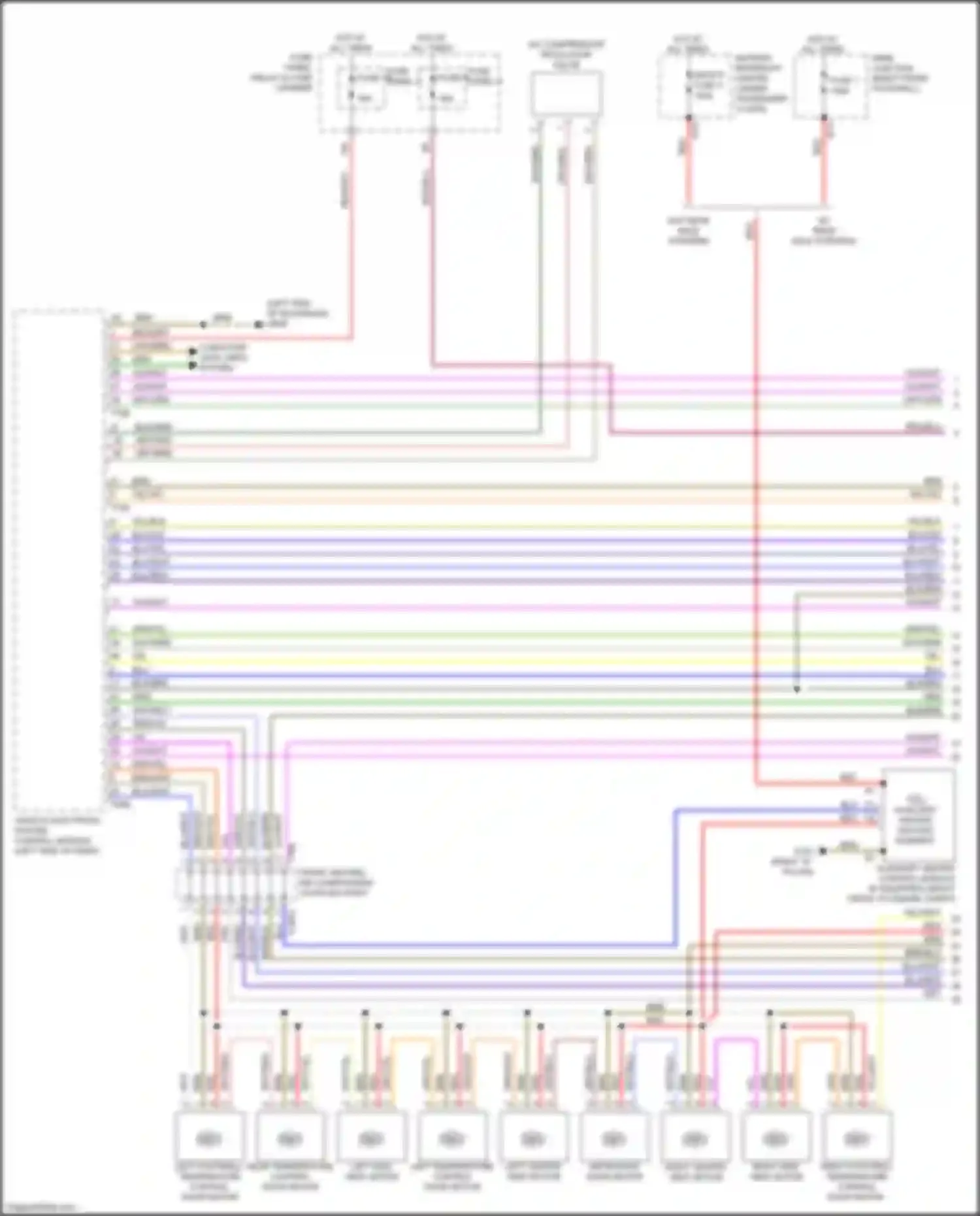 Q7 Audi 4M facelift (2019-2024): Automatic a/c circuit, w/o climatronic (1 of 7)