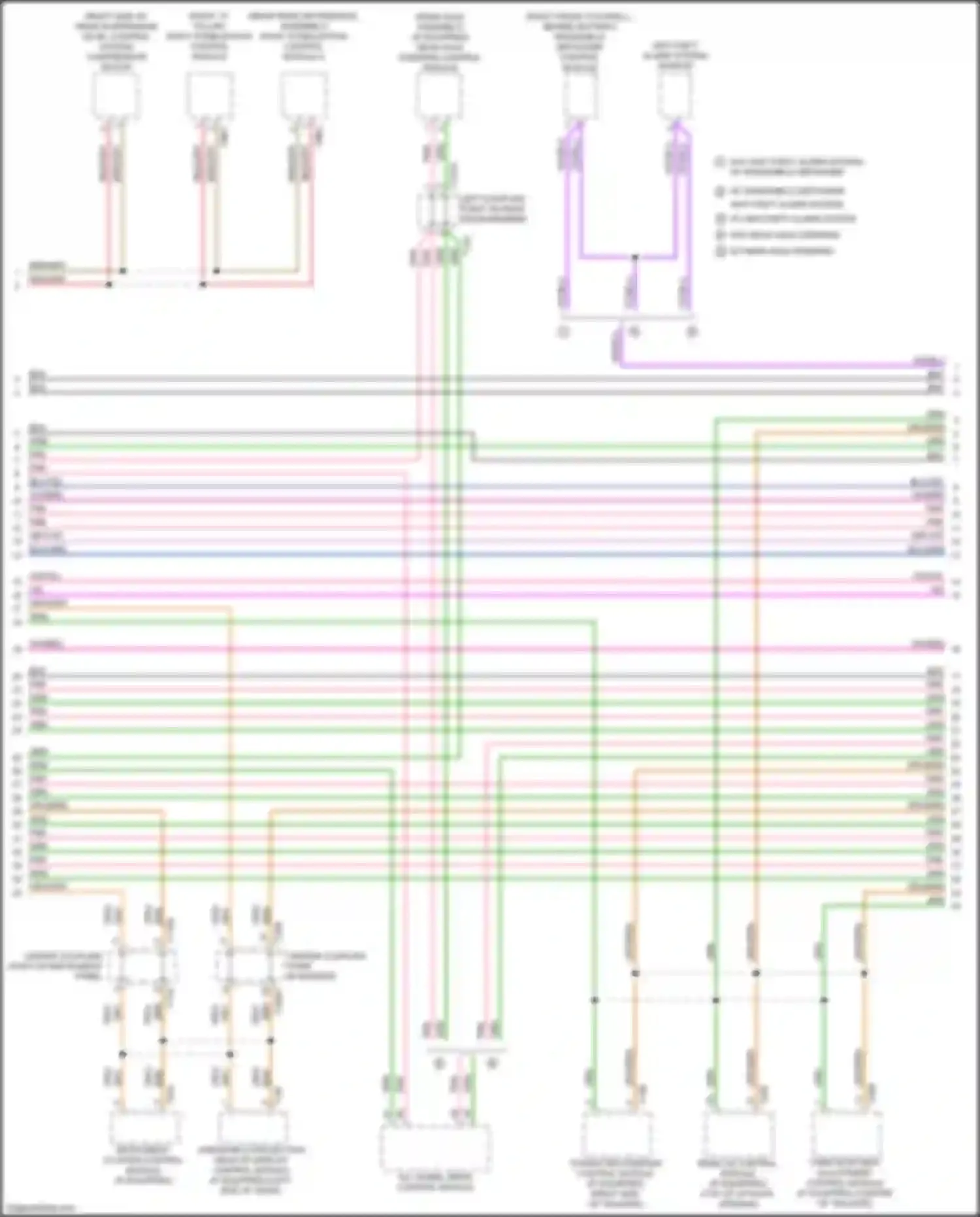 Q7 Audi 4M facelift (2019-2024): Computer data lines circuit (4 of 11)