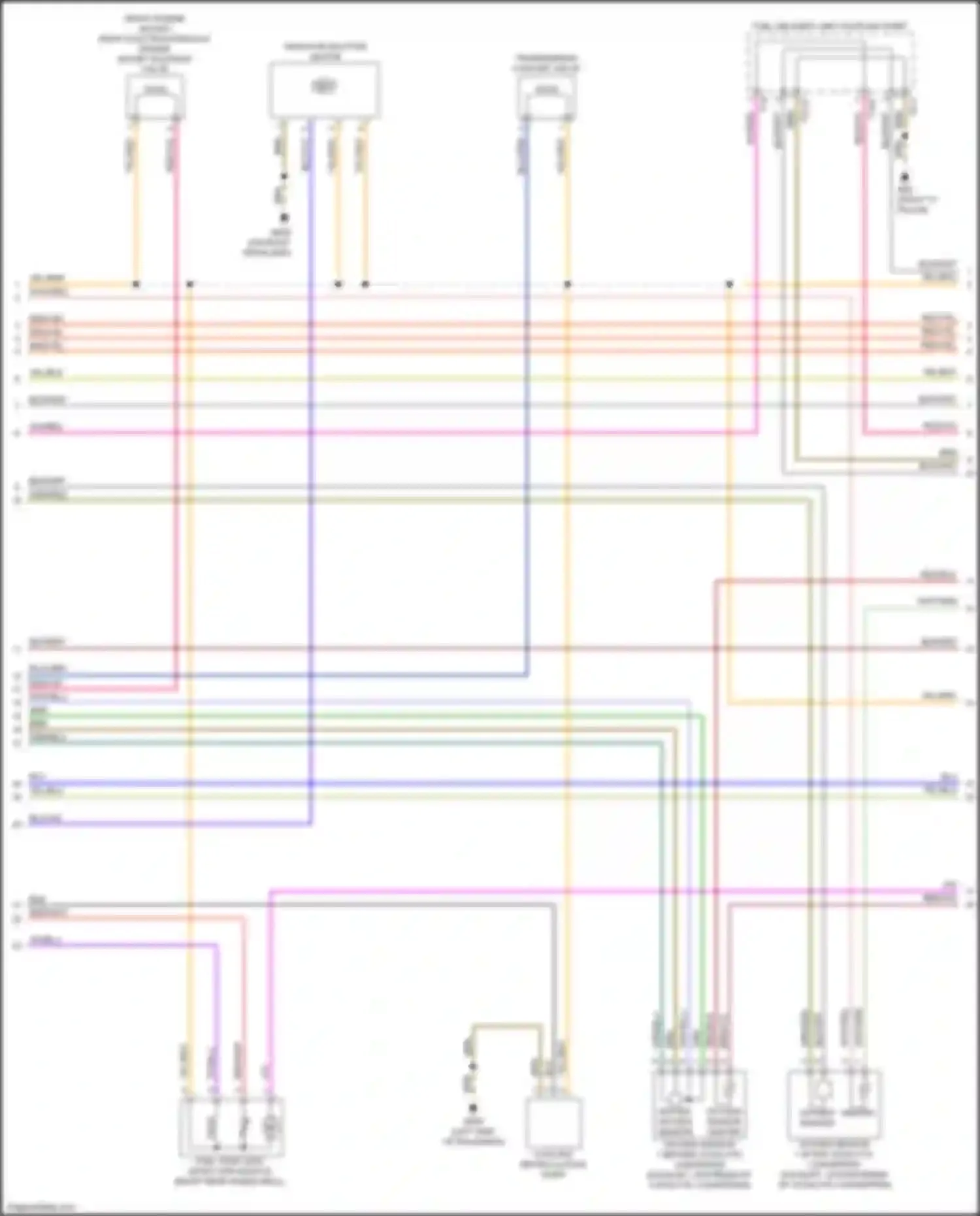 Q7 Audi 4M facelift (2019-2024): Wiring diagram engine performance 2.0l turbo (2 of 10)