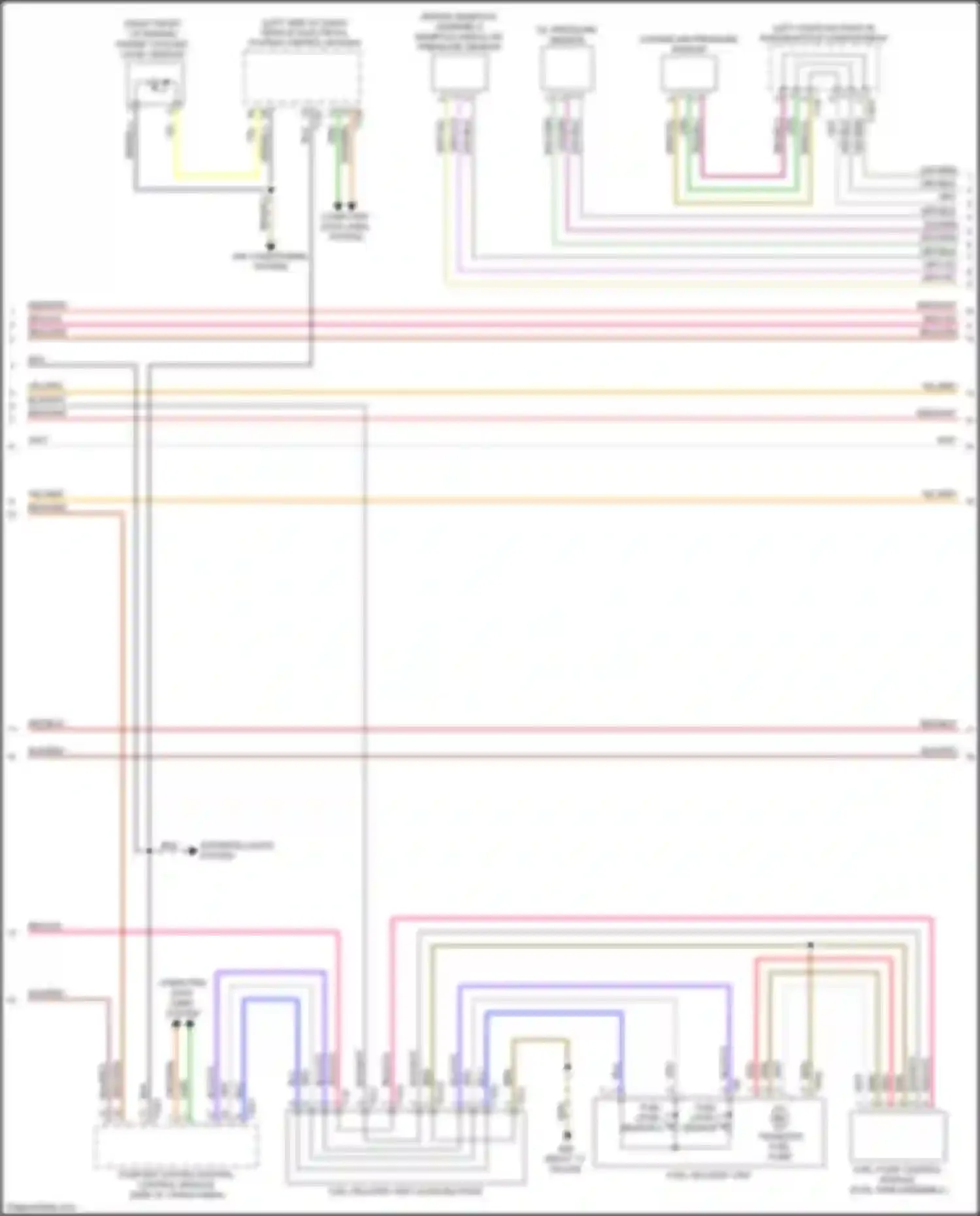 Q7 Audi 4M facelift (2019-2024): Wiring diagram engine performance 3.0l turbo (3 of 10)