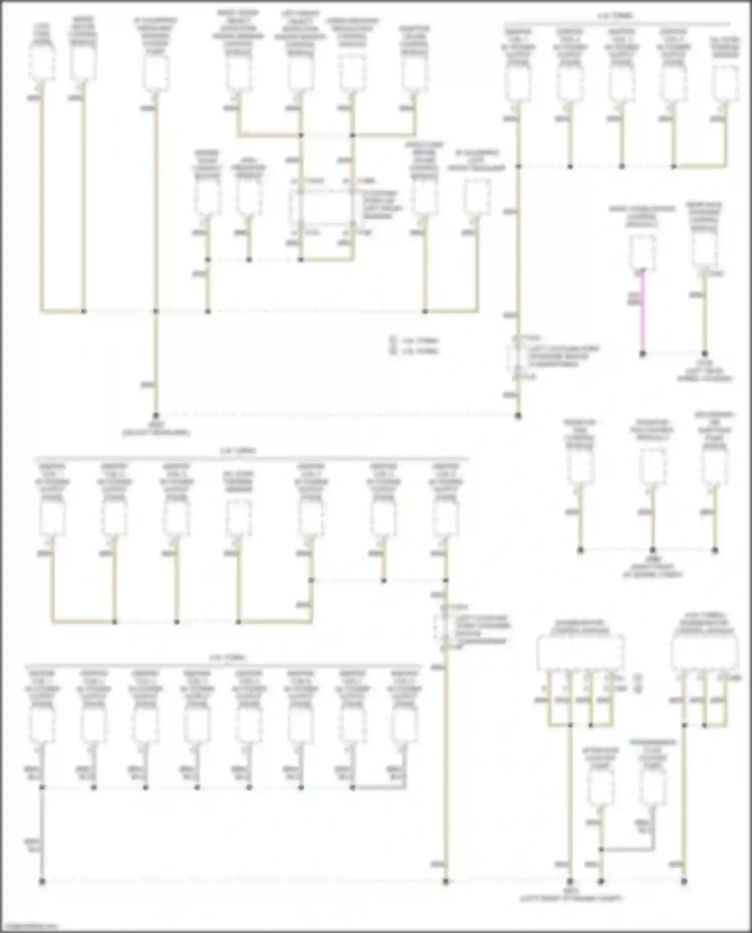 Q7 Audi 4M facelift (2019-2024): Ground distribution circuit (9 of 9)
