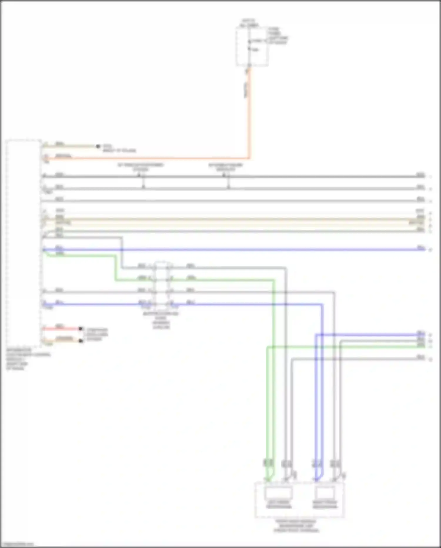 Q7 Audi 4M facelift (2019-2024): Emergency call circuit, w/o connect plus (1 of 2)