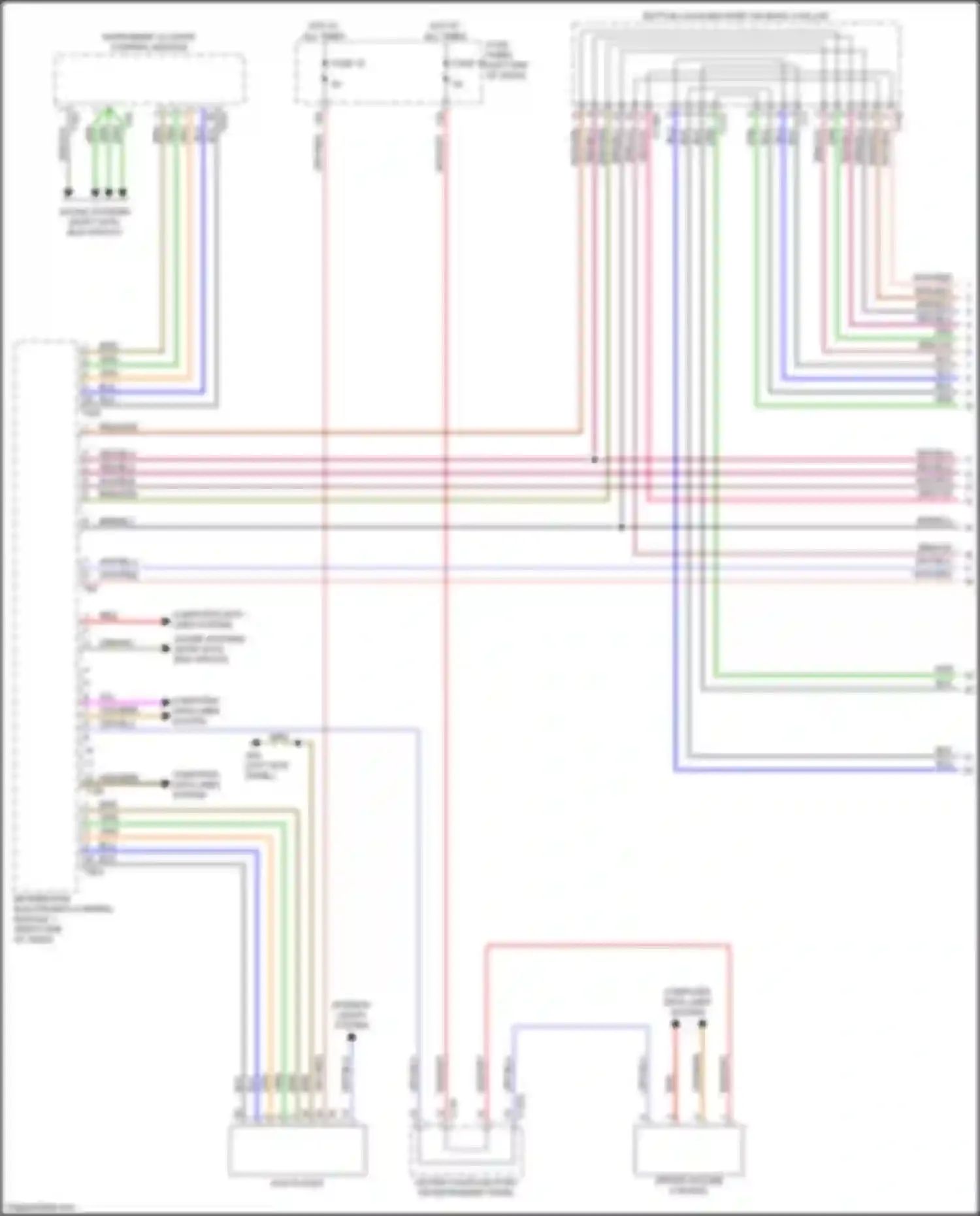 Q7 Audi 4M facelift (2019-2024): Navigation circuit, w/o amplifier (1 of 6)