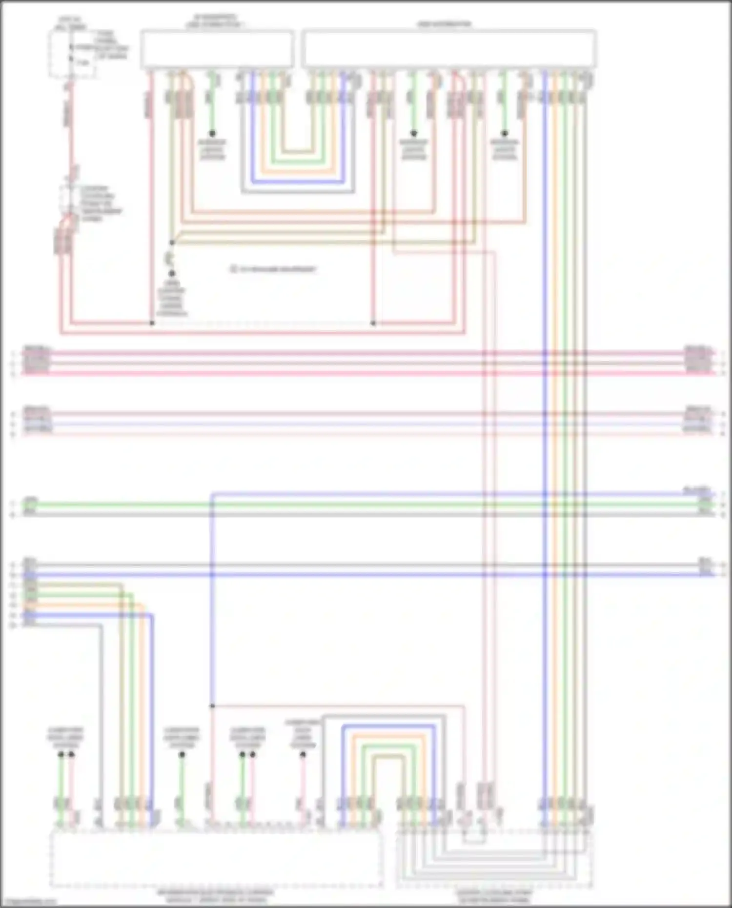 Q7 Audi 4M facelift (2019-2024): Navigation circuit, w/o amplifier (3 of 6)