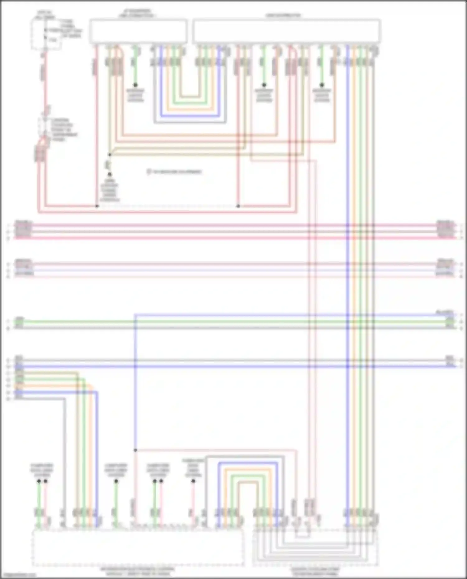 Q7 Audi 4M facelift (2019-2024): Radio circuit, w/o amplifier (3 of 6)