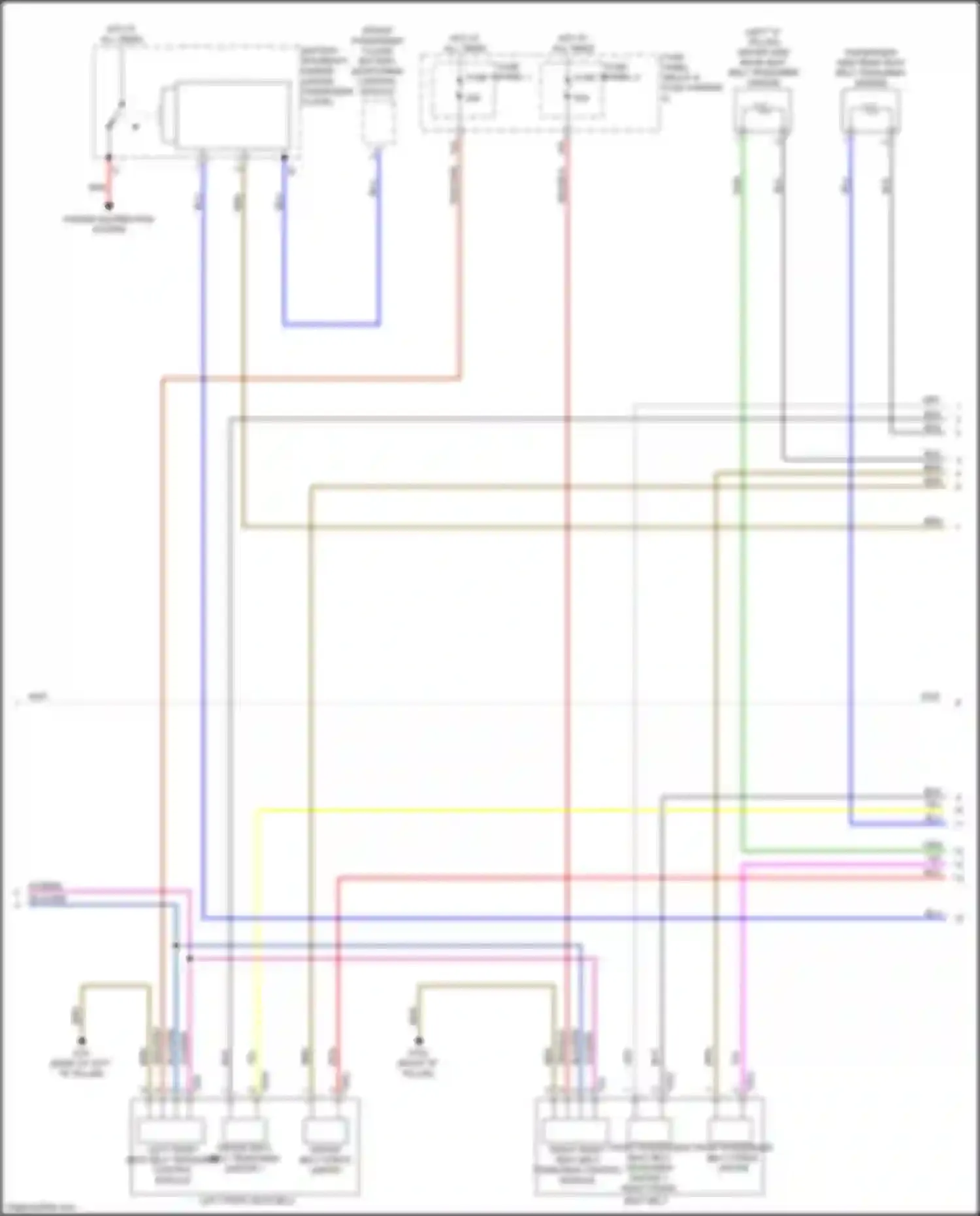 Q7 Audi 4M facelift (2019-2024): Supplemental restraints circuit (4 of 5)