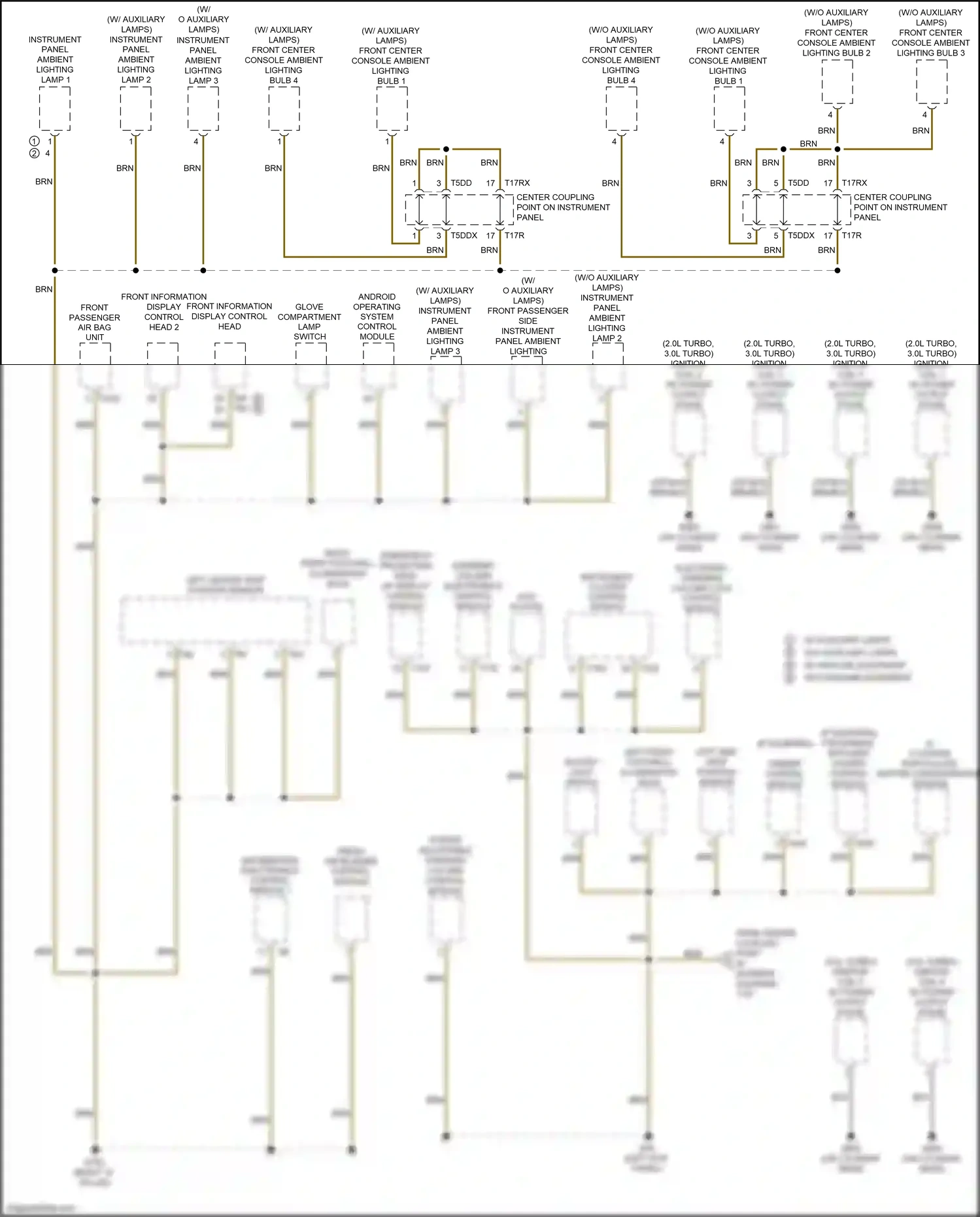 Audi Q7 4M facelift (2019-2024) android operating system control module wiring diagram  (1 of 8)