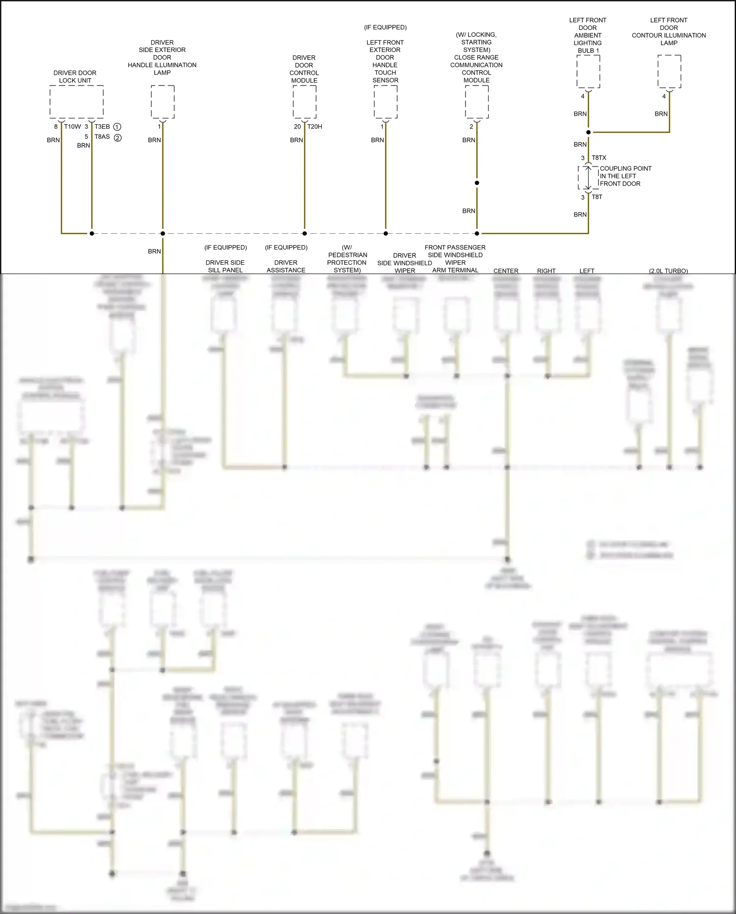 Audi Q7 4M facelift (2019-2024) close range communication control module wiring diagram  (2 of 4)