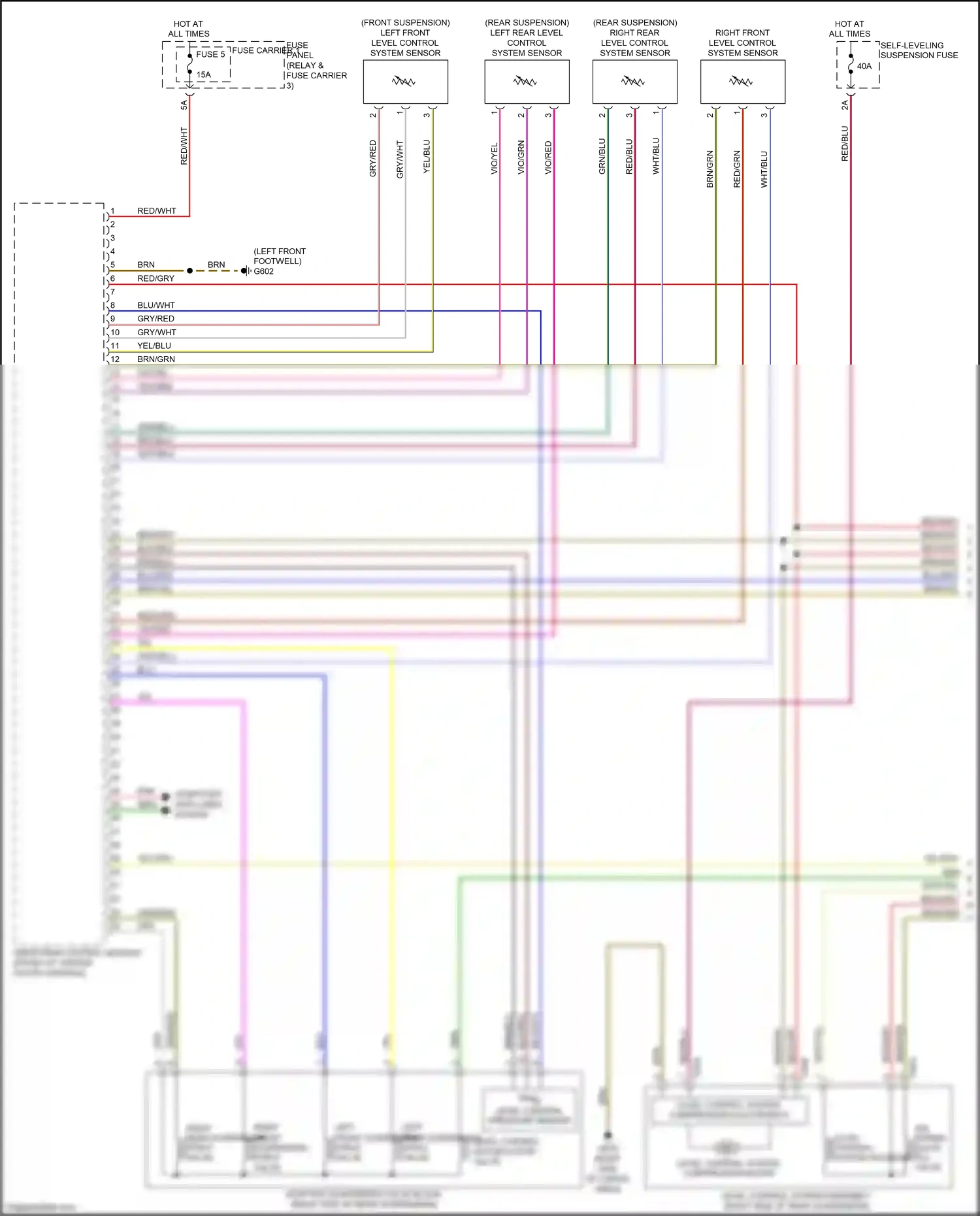 Audi Q7 4M facelift (2019-2024) computer data lines system wiring diagram  (42 of 149)