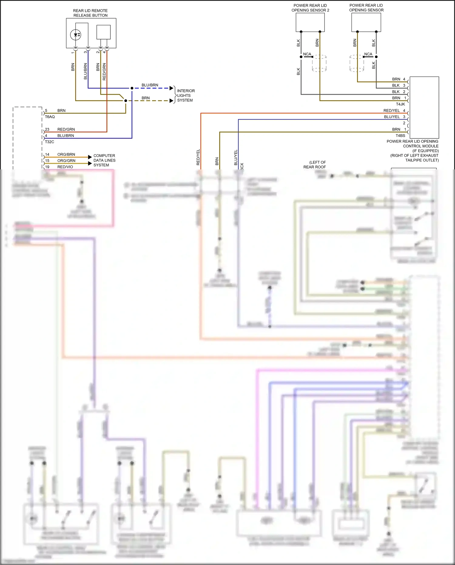Audi Q7 4M facelift (2019-2024) computer data lines system wiring diagram  (60 of 149)