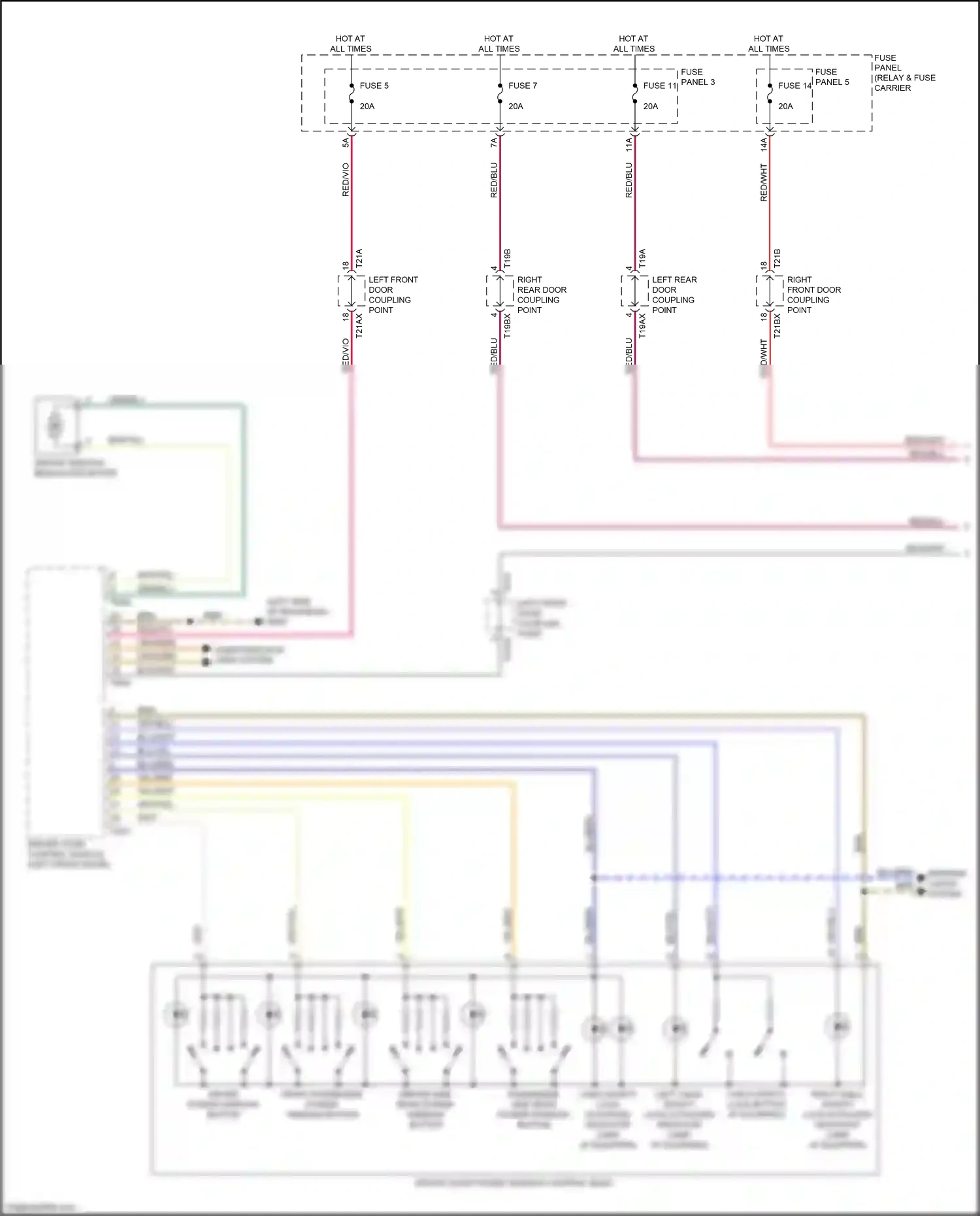 Audi Q7 4M facelift (2019-2024) computer data lines system wiring diagram  (29 of 149)
