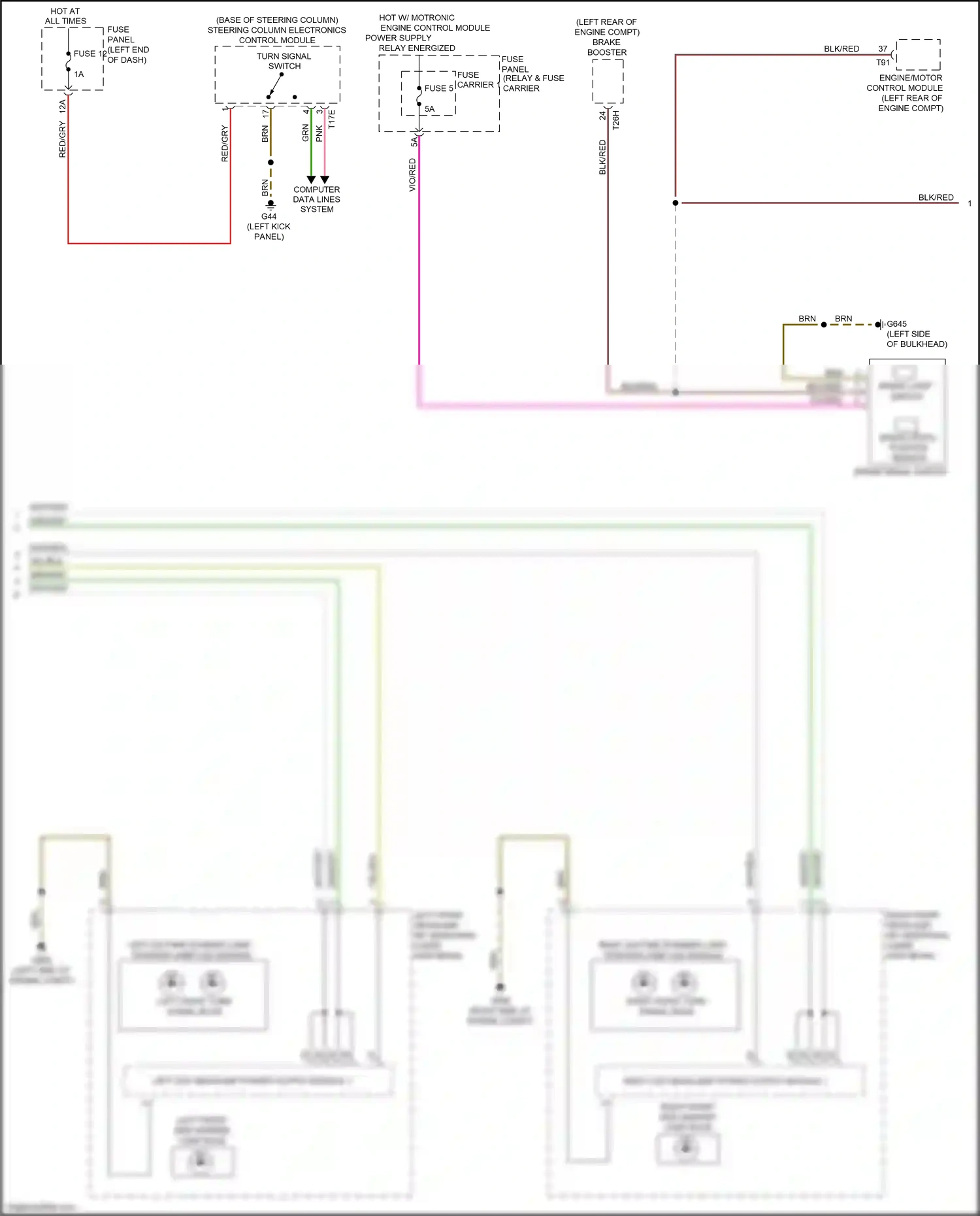 Audi Q7 4M facelift (2019-2024) computer data lines system wiring diagram  (84 of 149)