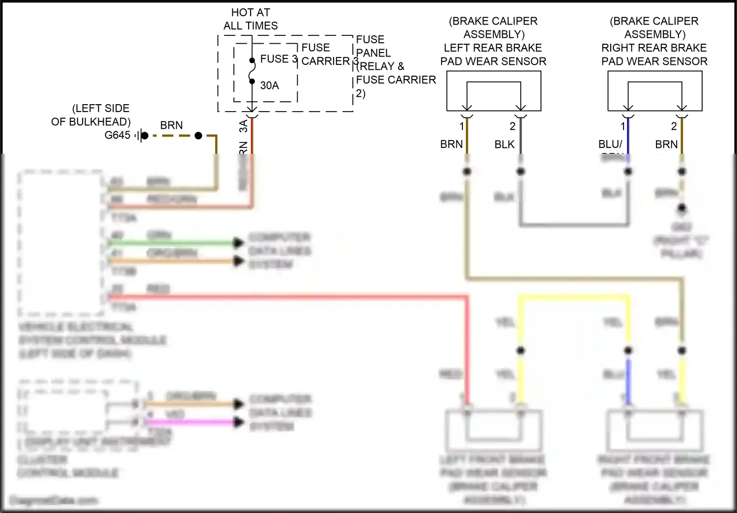 Audi Q7 4M facelift (2019-2024) computer data lines system wiring diagram  (15 of 149)