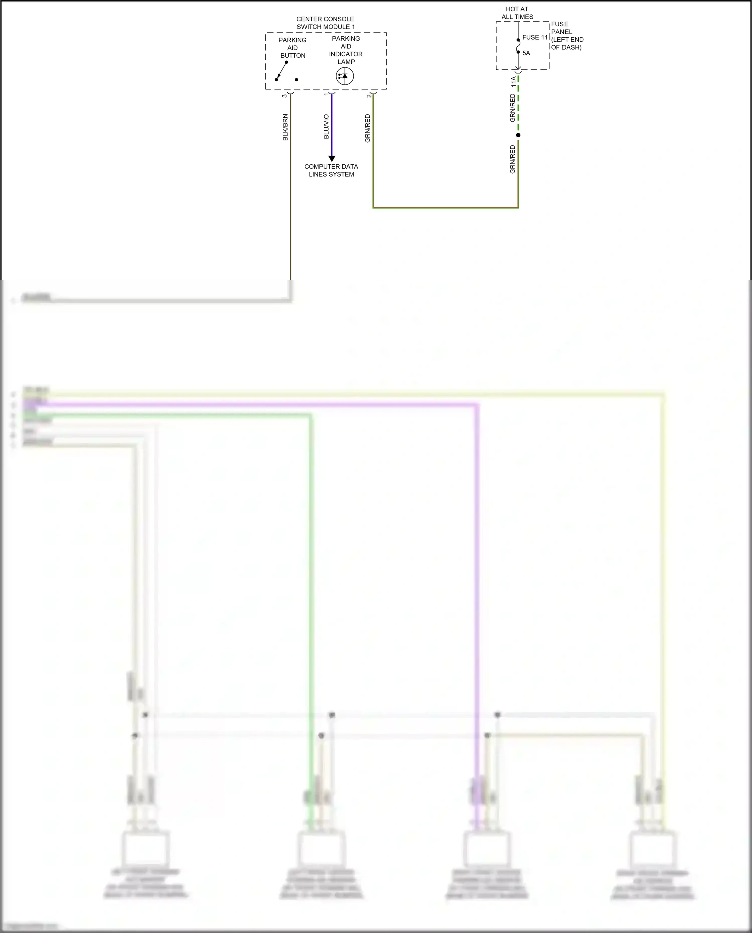 Audi Q7 4M facelift (2019-2024) computer data lines system wiring diagram  (136 of 149)