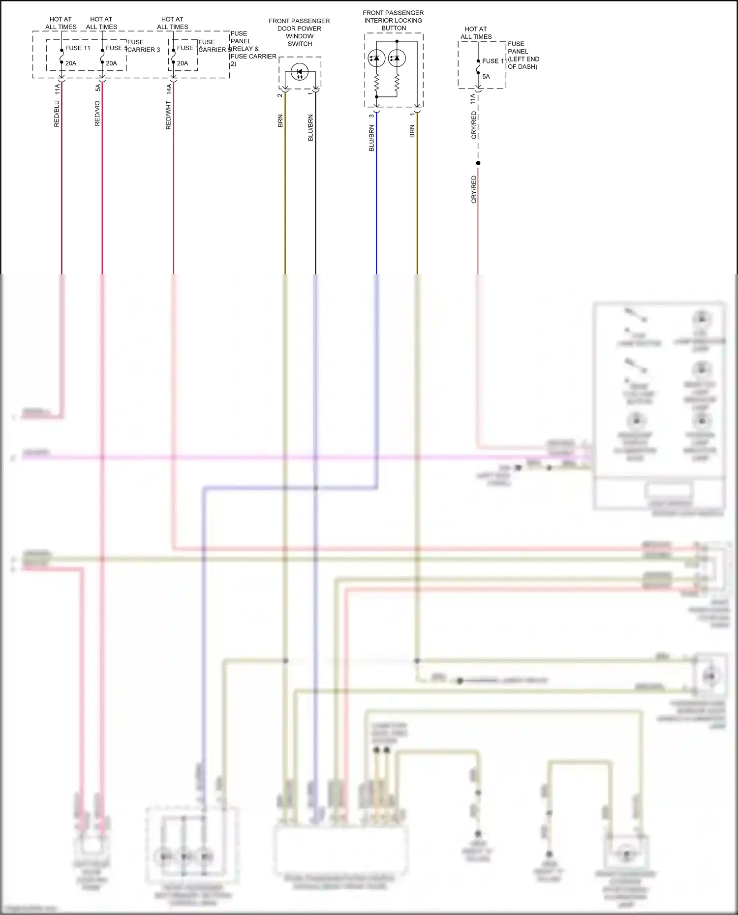 Audi Q7 4M facelift (2019-2024) computer data lines system wiring diagram  (10 of 149)
