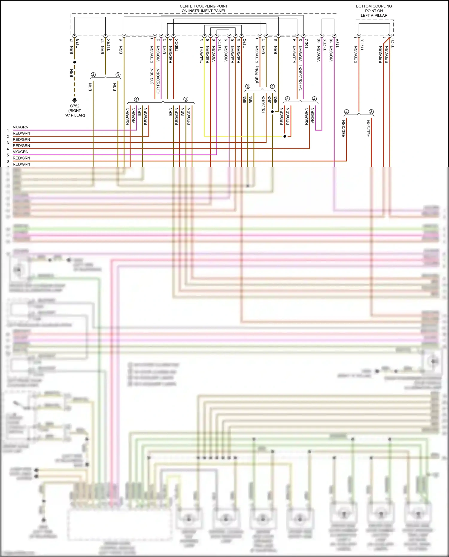 Audi Q7 4M facelift (2019-2024) computer data lines system wiring diagram  (6 of 149)