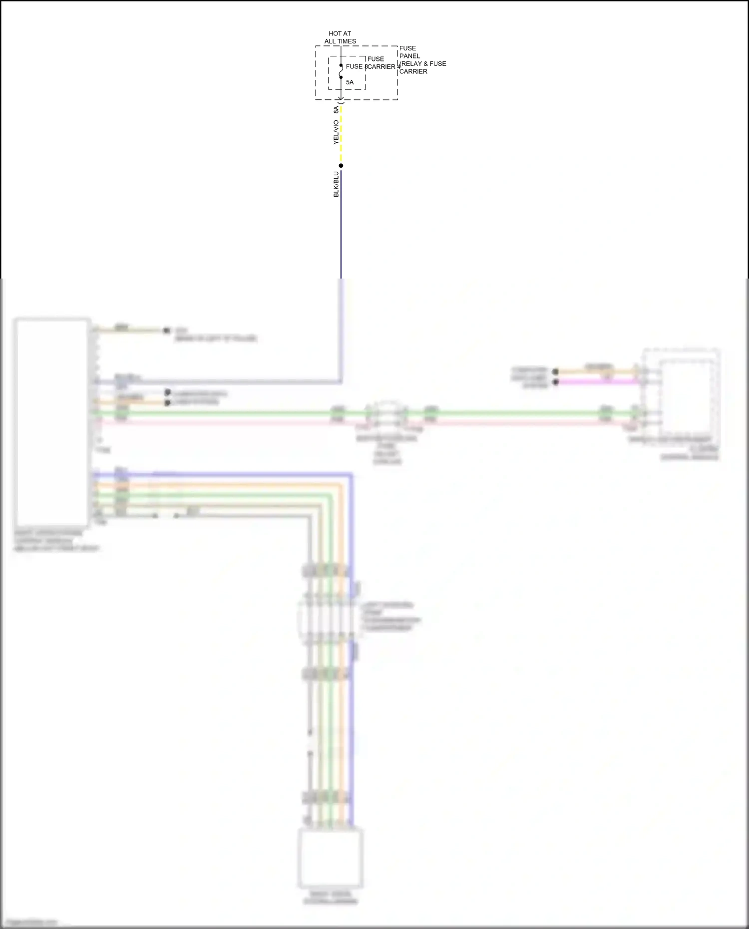 Audi Q7 4M facelift (2019-2024) computer data lines system wiring diagram  (48 of 149)