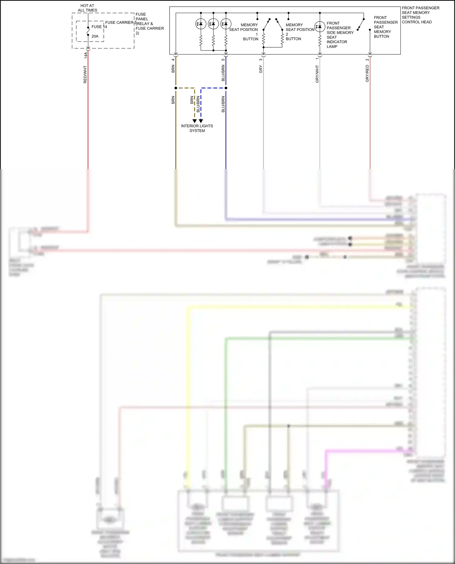 Audi Q7 4M facelift (2019-2024) computer data lines system wiring diagram  (98 of 149)
