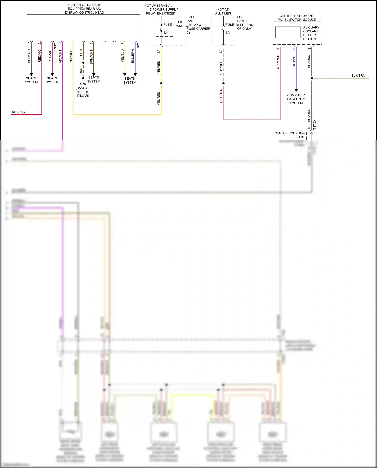 Audi Q7 4M facelift (2019-2024) computer data lines system wiring diagram  (12 of 149)