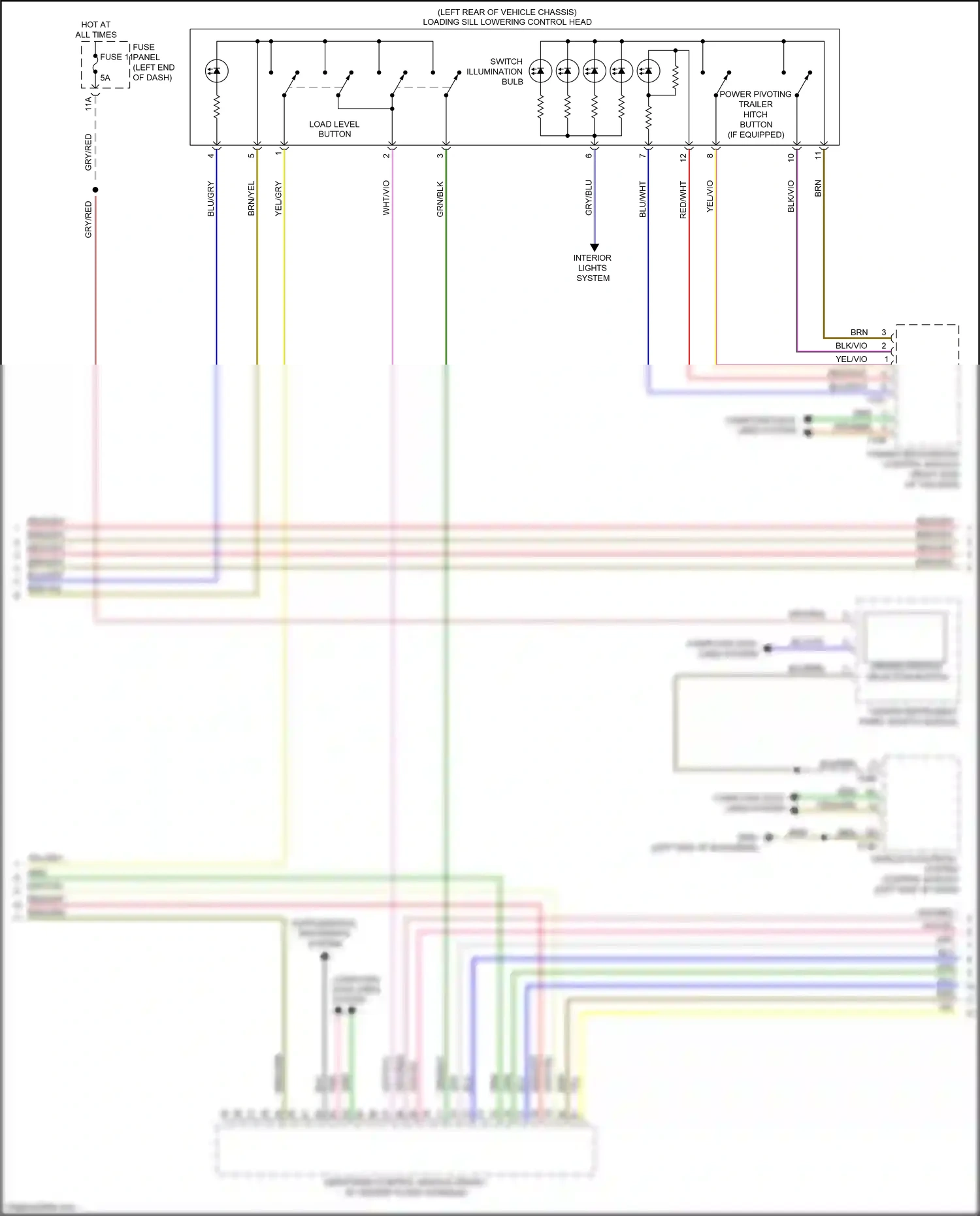 Audi Q7 4M facelift (2019-2024) computer data lines system wiring diagram  (43 of 149)