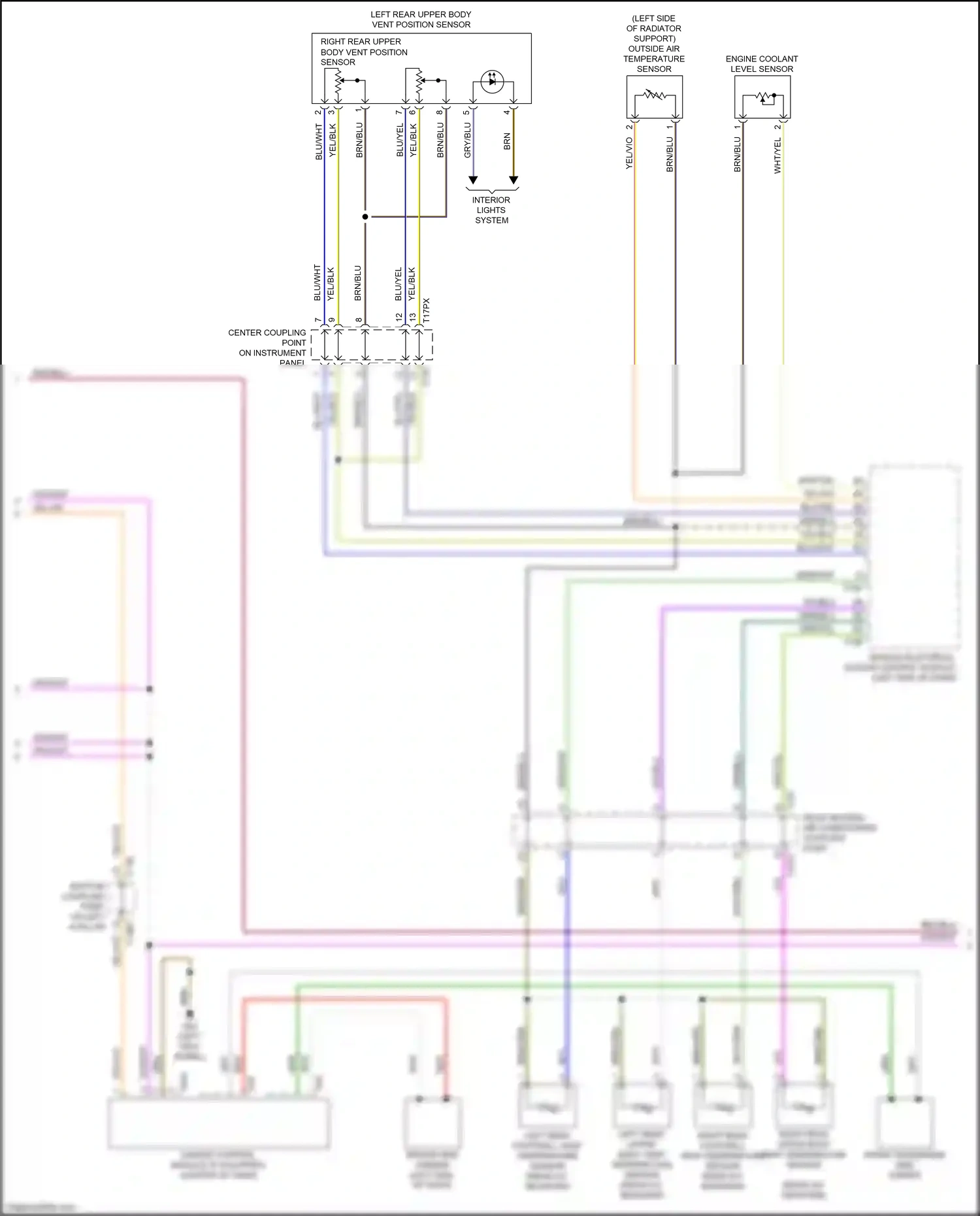 Audi Q7 4M facelift (2019-2024) engine coolant level sensor wiring diagram  (6 of 10)