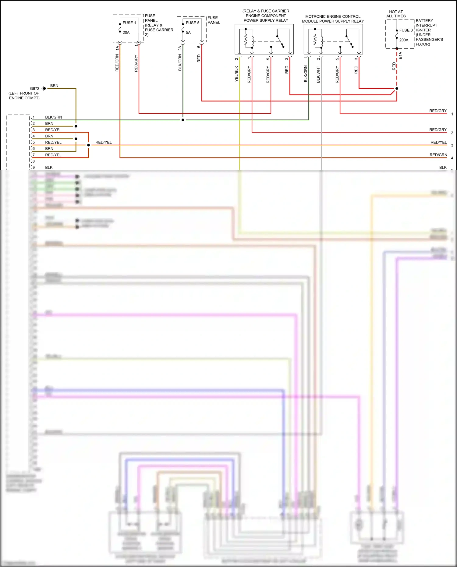 Audi Q7 4M facelift (2019-2024) fuse panel e wiring diagram  (1 of 1)