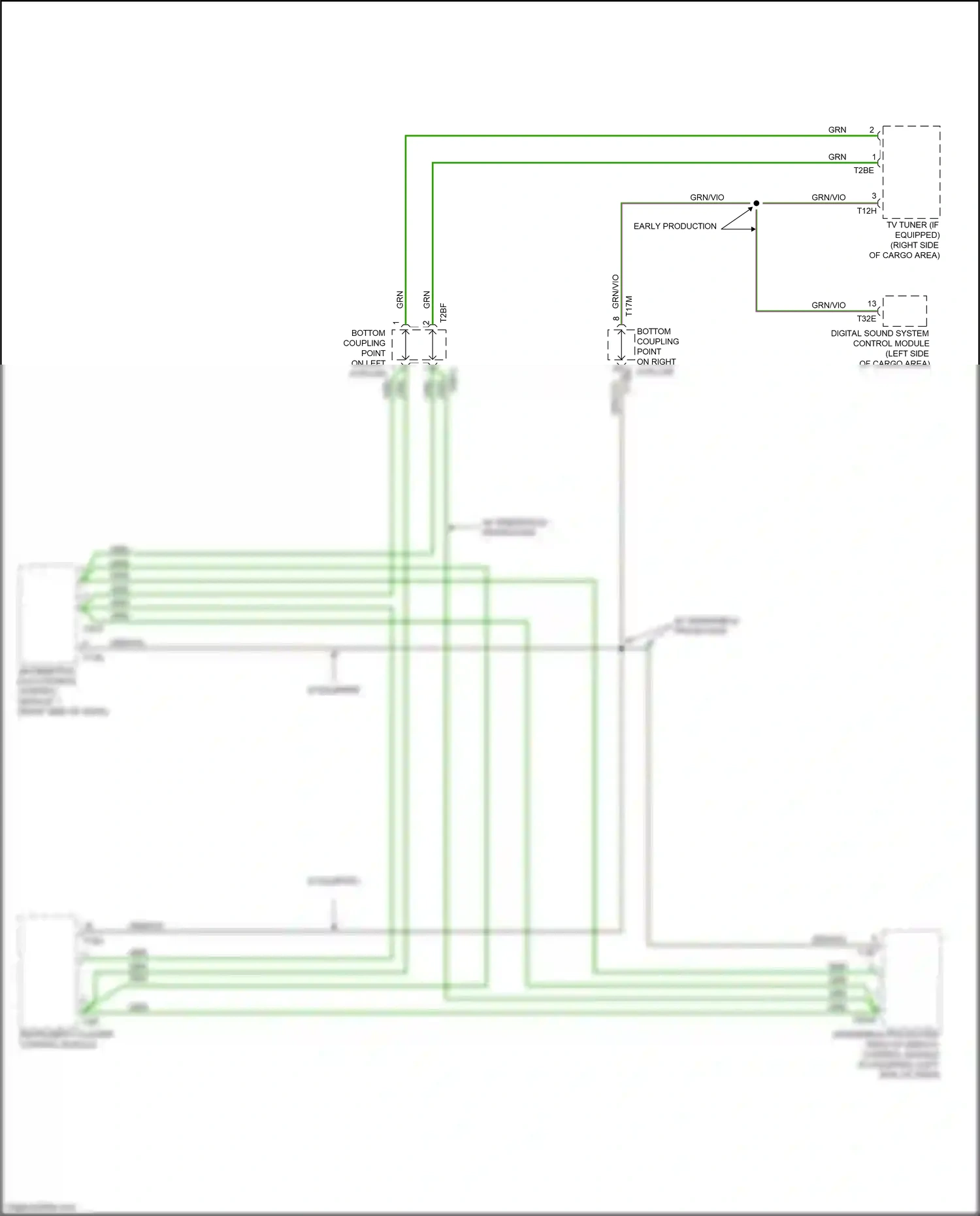 Audi Q7 4M facelift (2019-2024) information electronics control module 1 wiring diagram  (3 of 20)