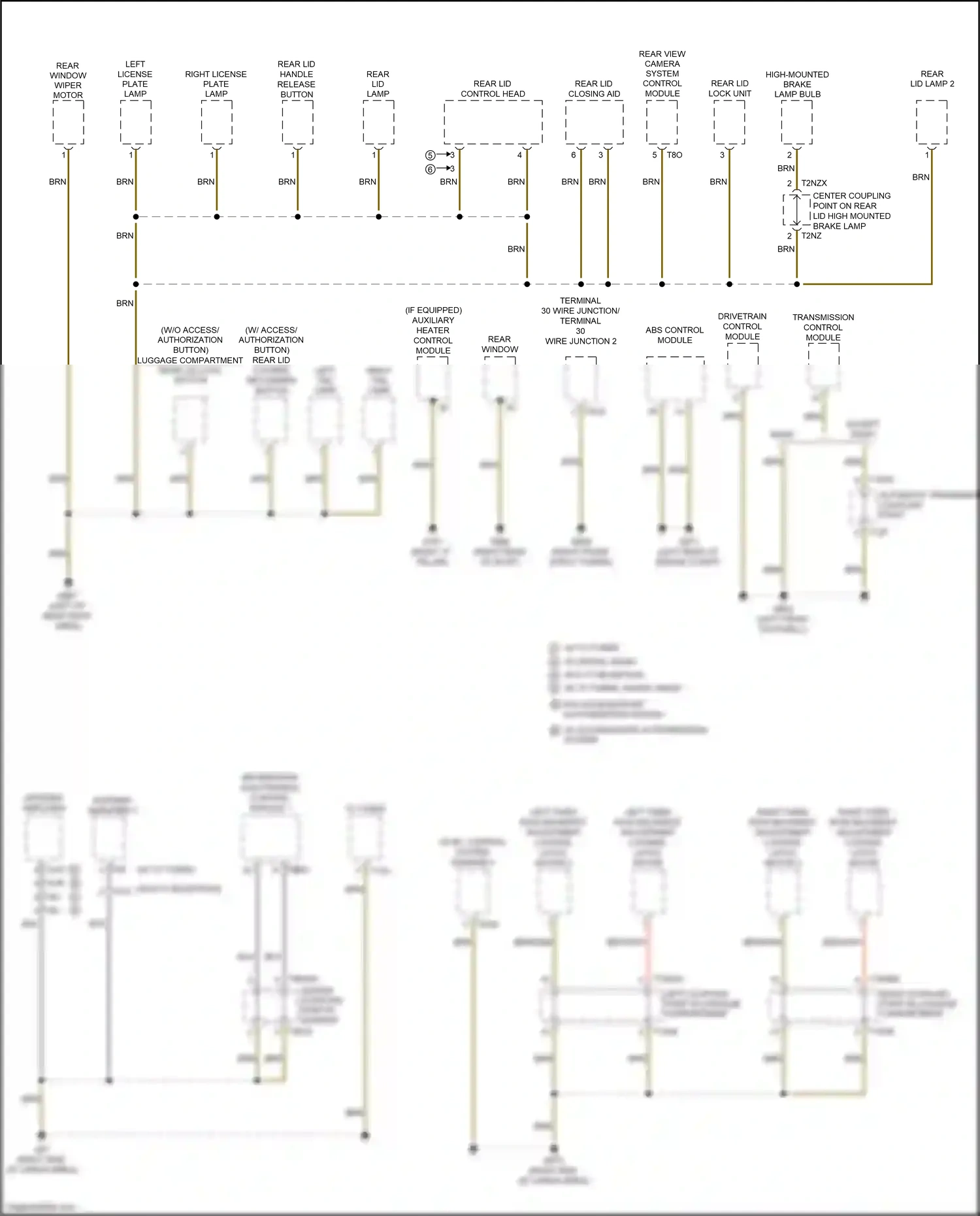 Audi Q7 4M facelift (2019-2024) information electronics control module 1 wiring diagram  (1 of 20)