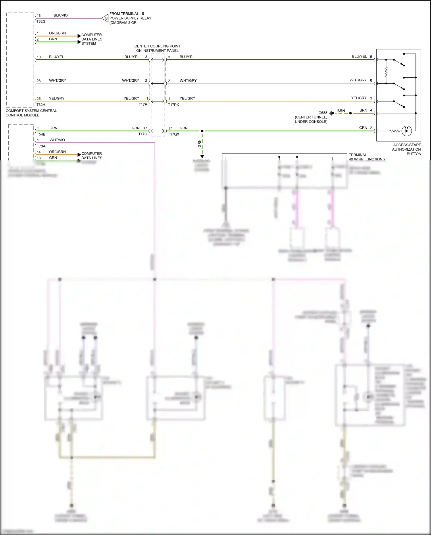 Audi Q7 4M facelift (2019-2024) sway stabilization control module wiring diagram  (5 of 7)