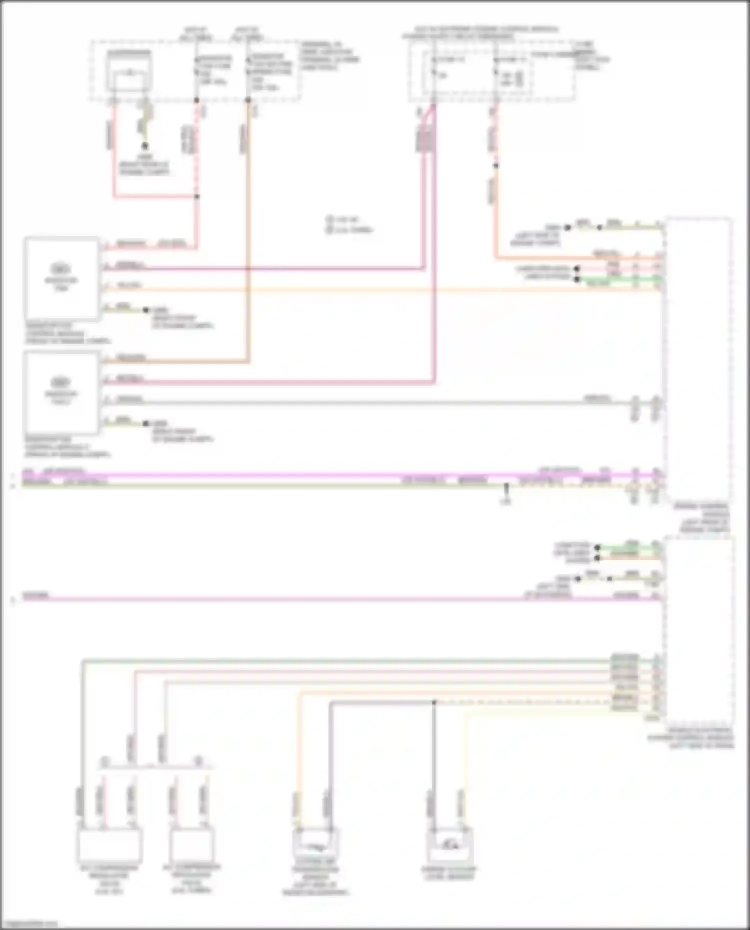 Q7 Audi 4M (2015-2020): Automatic a/c circuit, w/ rear controls (4 of 4)