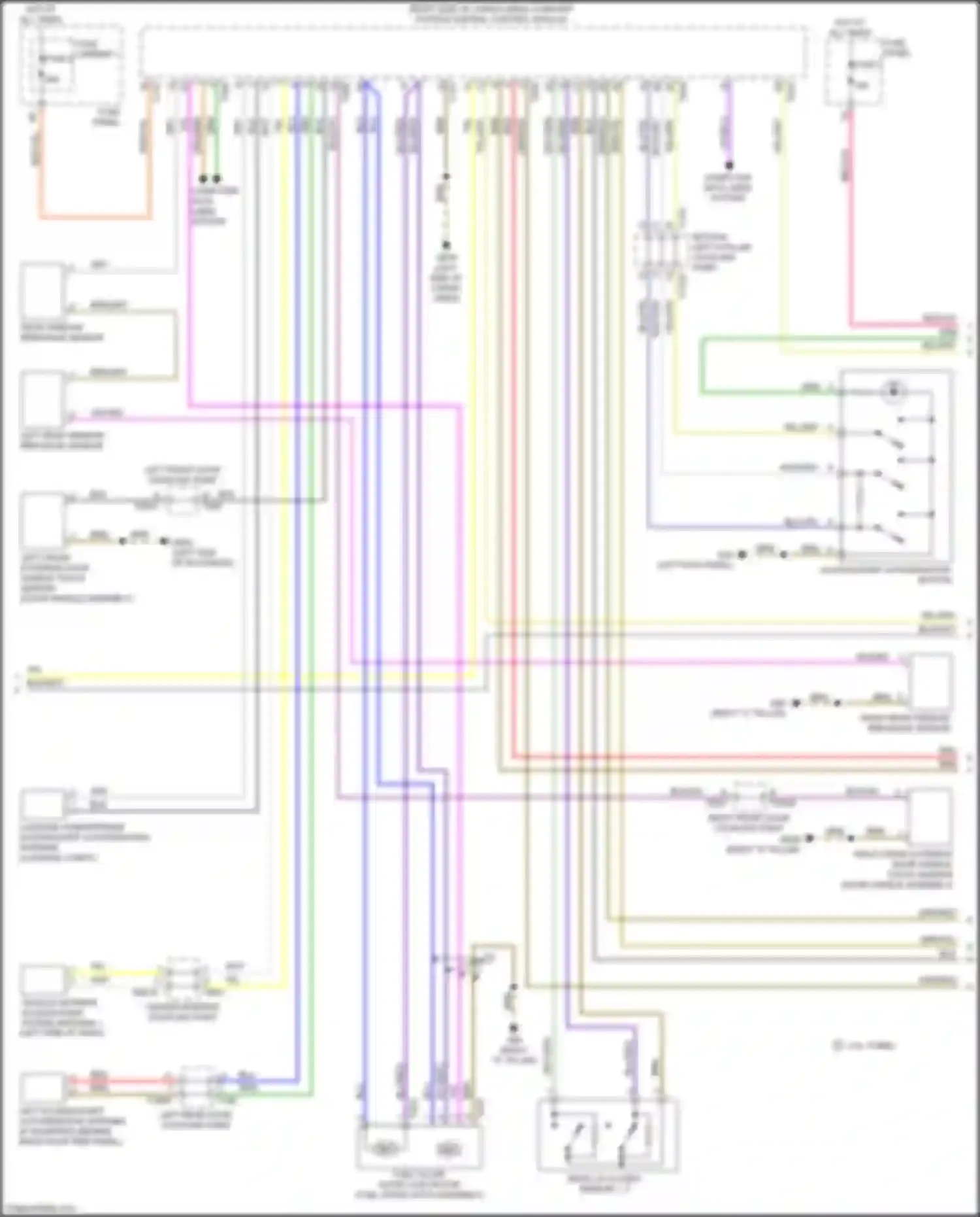 Q7 Audi 4M (2015-2020): Anti-theft circuit (4 of 6)