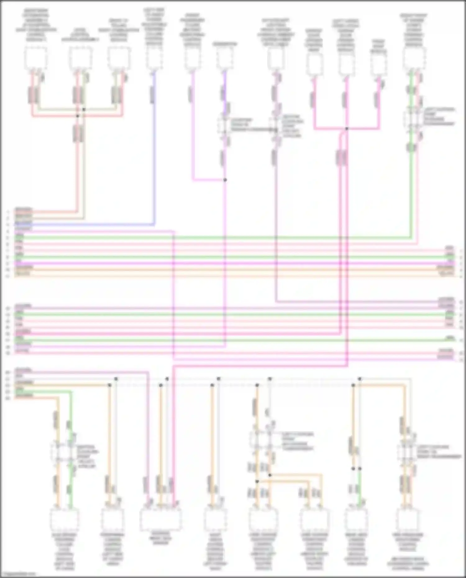 Q7 Audi 4M (2015-2020): Computer data lines circuit (4 of 6)