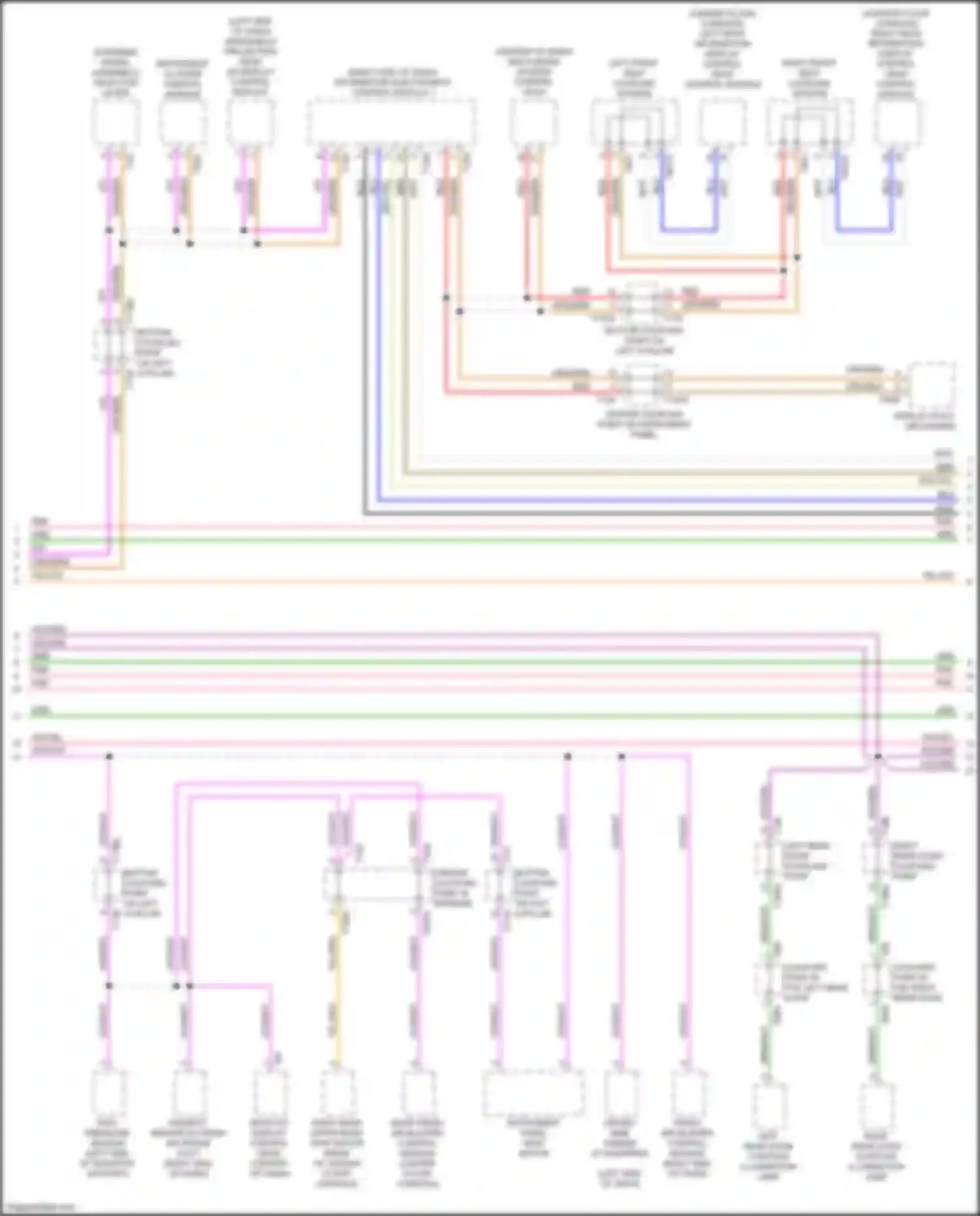 Q7 Audi 4M (2015-2020): Computer data lines circuit (5 of 6)