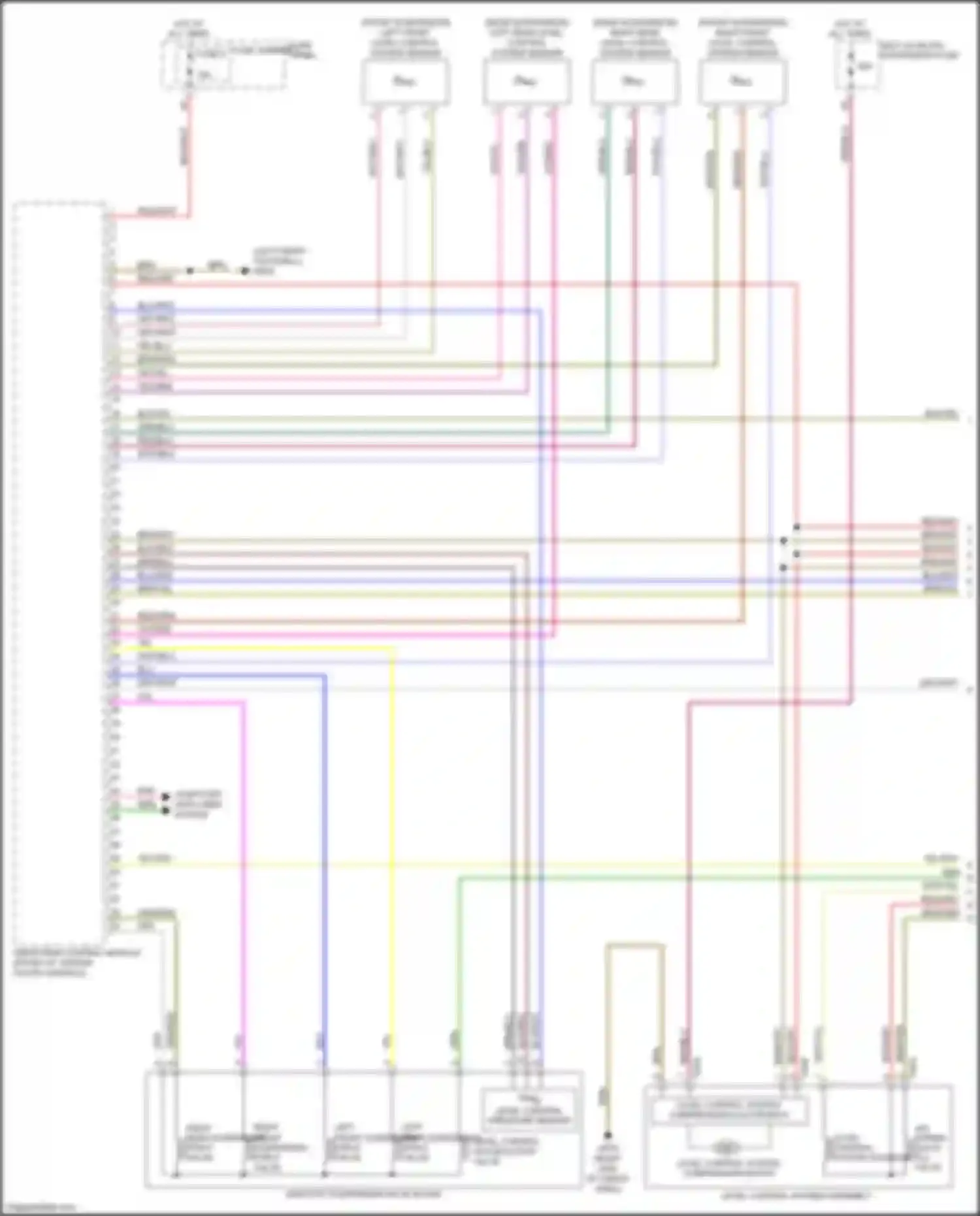 Q7 Audi 4M (2015-2020): Electronic suspension circuit (1 of 3)