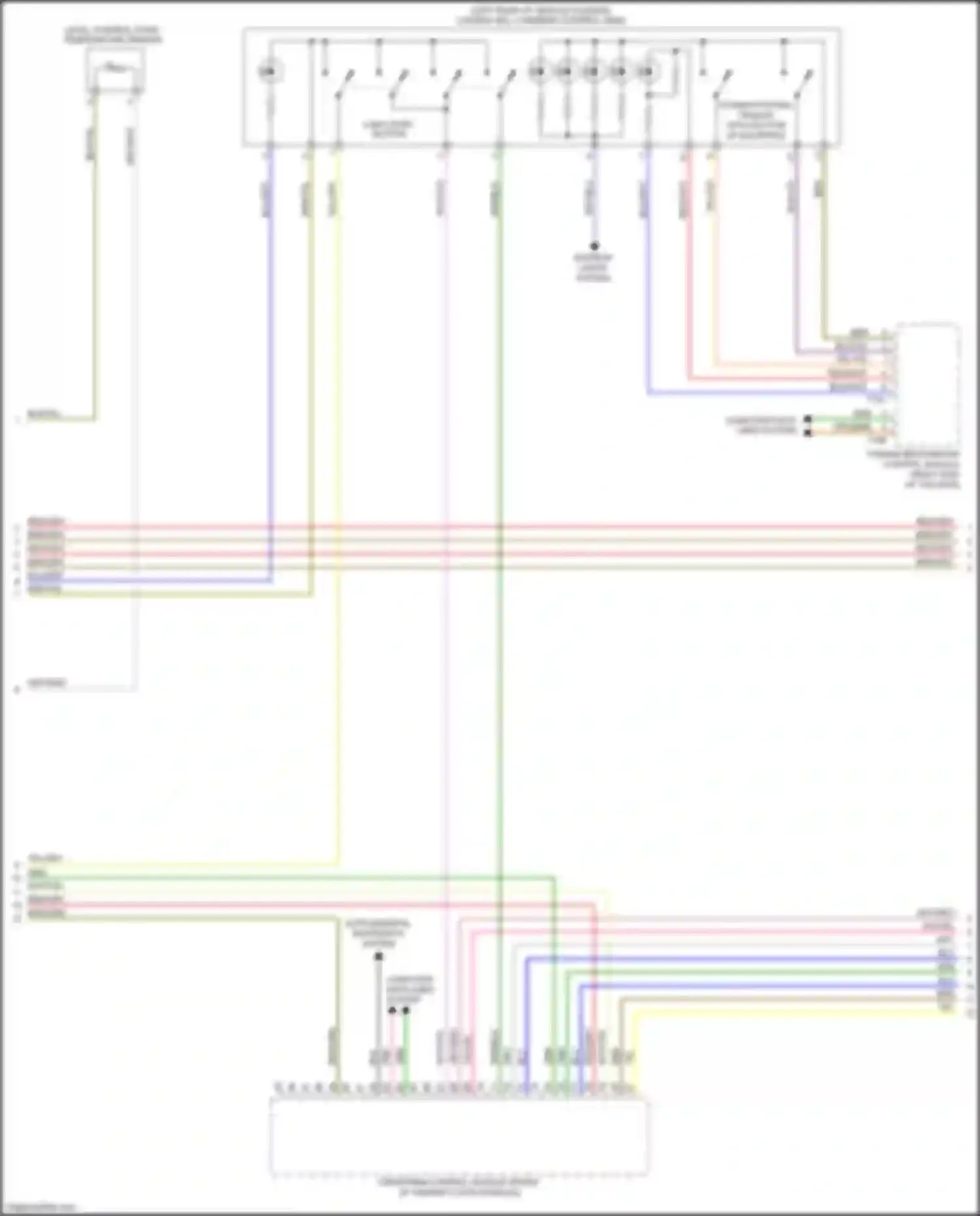 Q7 Audi 4M (2015-2020): Electronic suspension circuit (2 of 3)