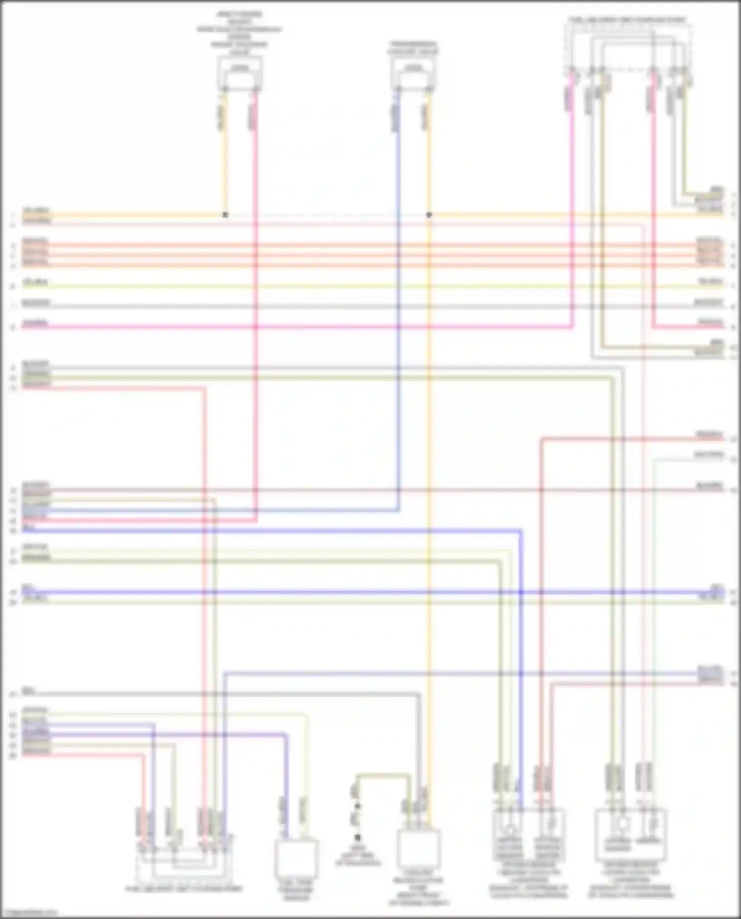Q7 Audi 4M (2015-2020): Wiring diagram engine performance 2.0l turbo (2 of 10)